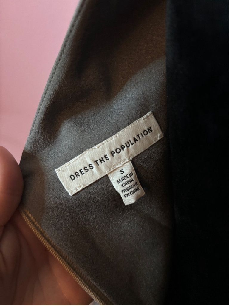 Dress the Population Women's Dress the Population Dress, Gray, Size S Size S / US 4 / IT 40 - 3 Thumbnail
