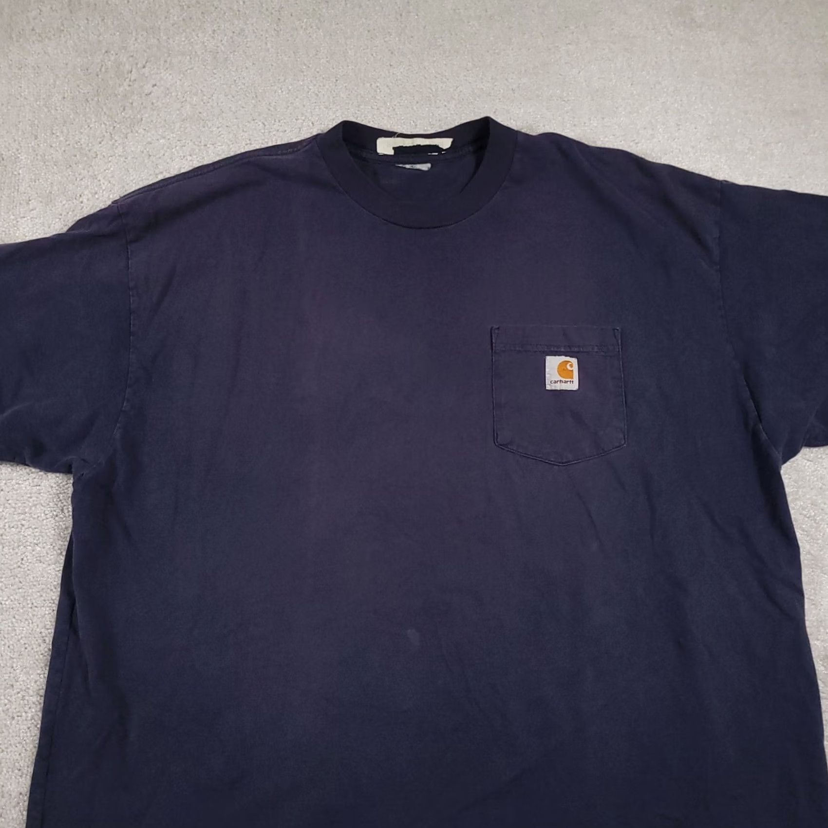 Carhartt Carhartt Shirt Mens 2XL Blue Original Fit Pocket Tee Workwear Heavyweight Grunge Size US XXL / EU 58 / 5 - 3 Thumbnail