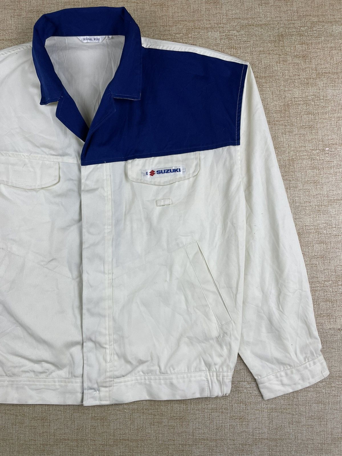 Vintage Vintage SUZUKI Japanese Racing Moto Workwear Jacket Size US M / EU 48-50 / 2 - 3 Thumbnail