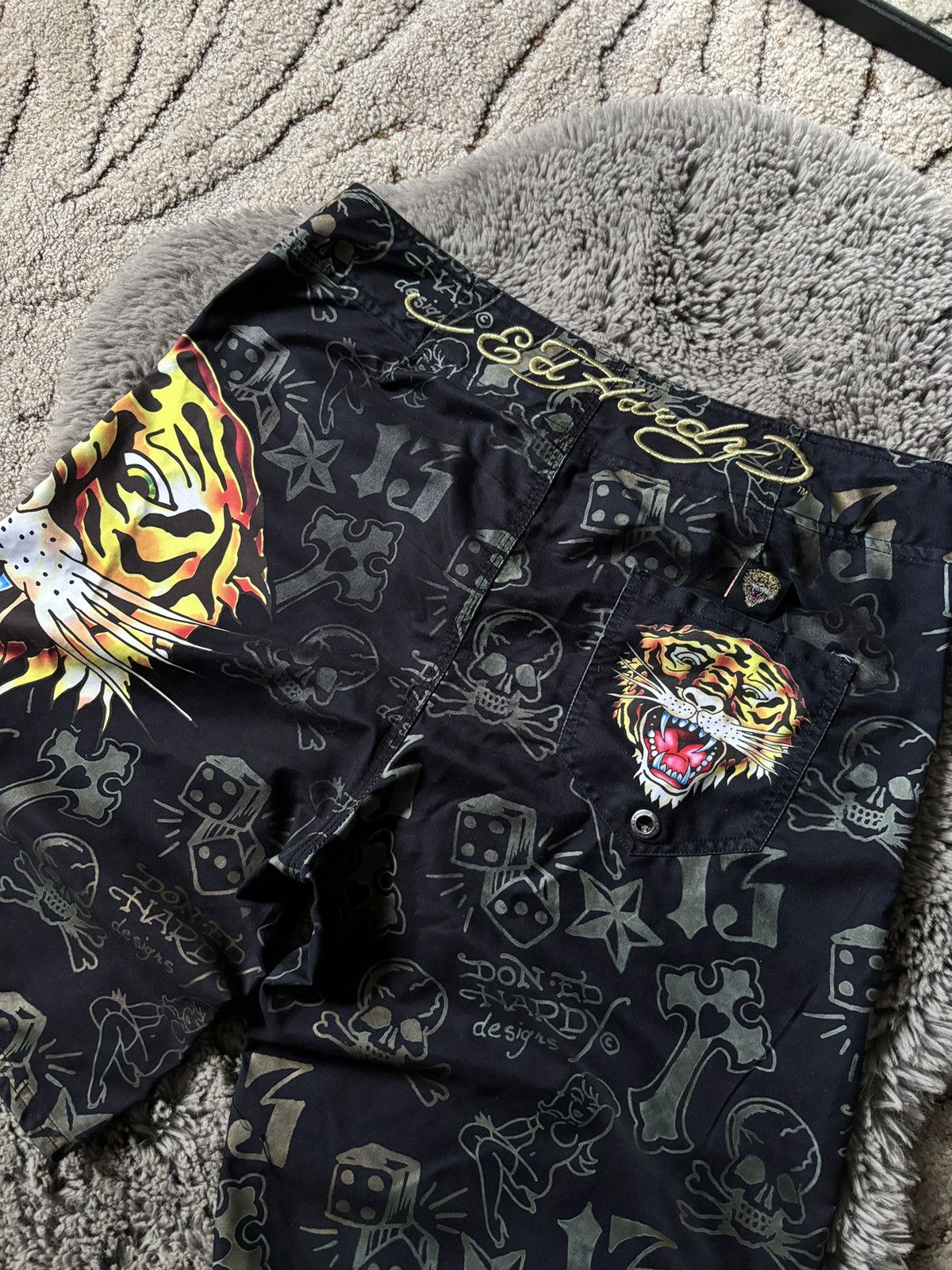Christian Audigier × Ed Hardy Ed Hardy Christian Audigier short surf or die Size US 34 / EU 50 - 4 Thumbnail