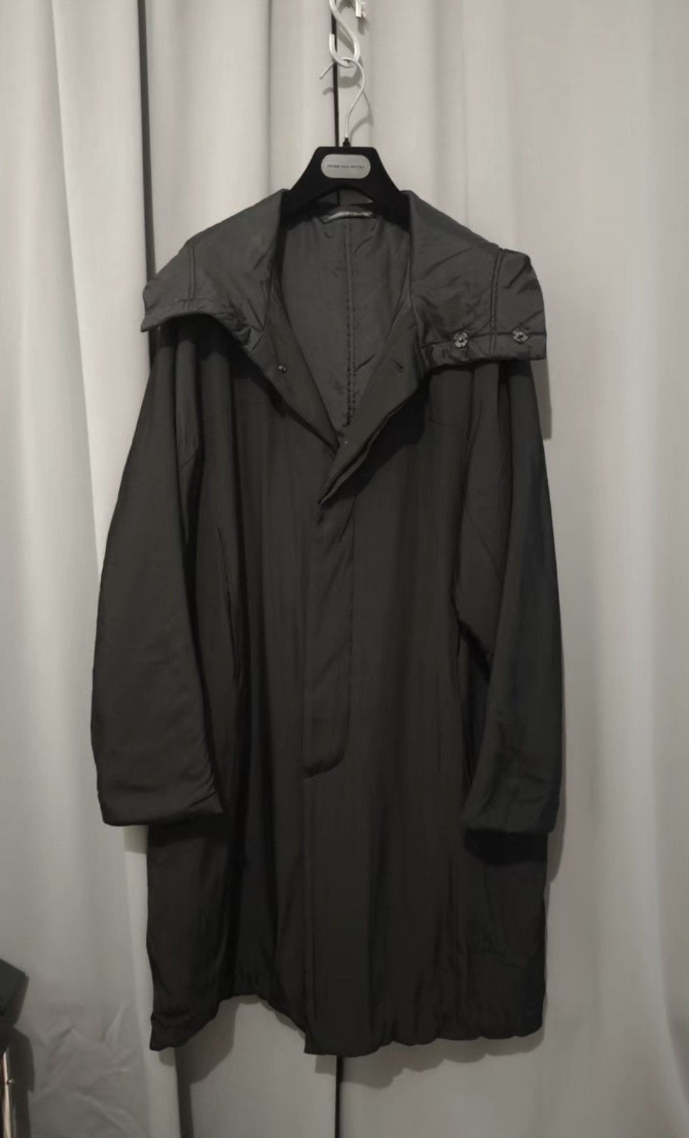 Yohji Yamamoto Yohji Yamamoto Quilted Silk Autumn/Winter Cape Coat Size US M / EU 48-50 / 2 - 4 Thumbnail