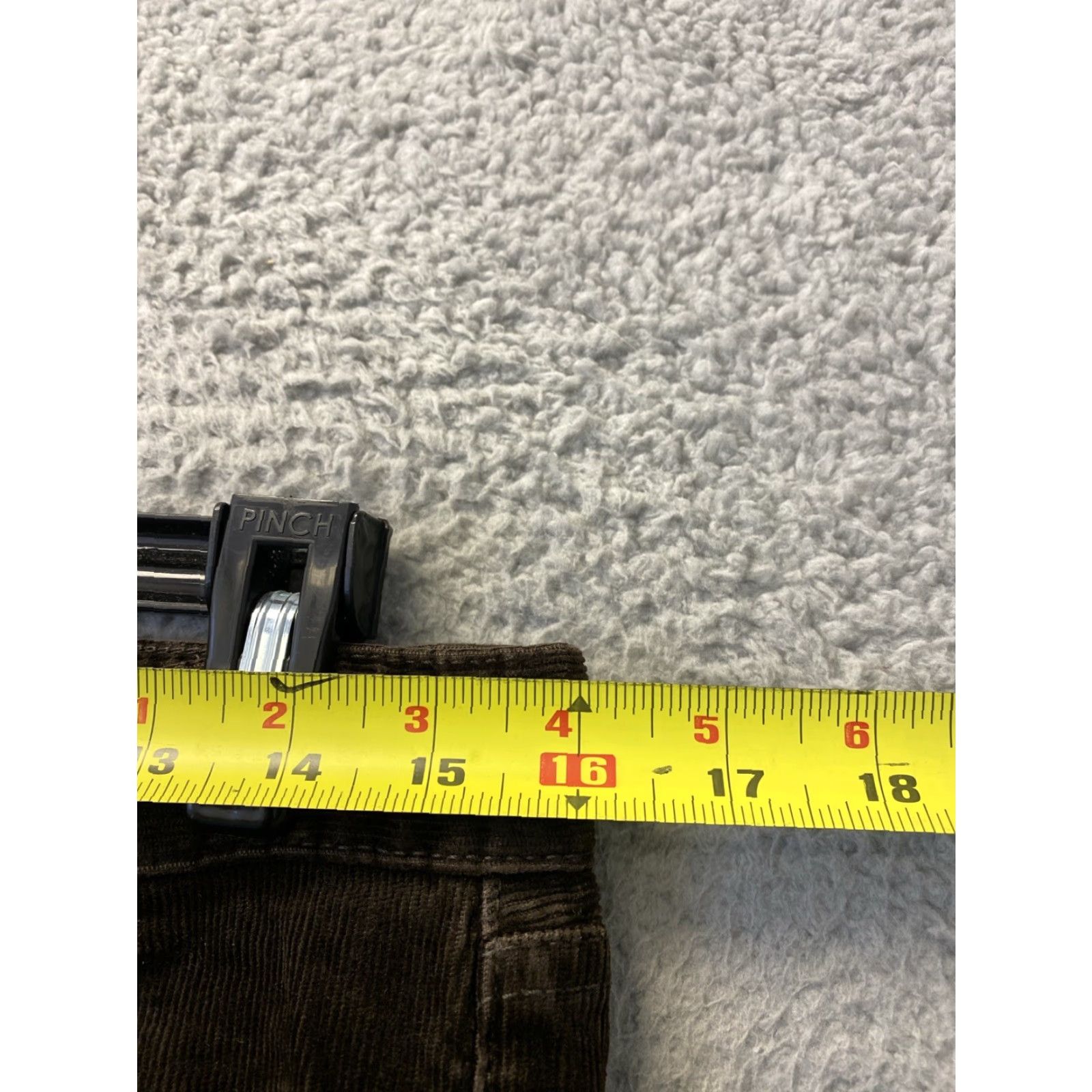Vintage J Crew Corduroy Pants Women's 32X30 Brown Skinny High Rise Size 32" / US 10 / IT 46 - 4 Thumbnail
