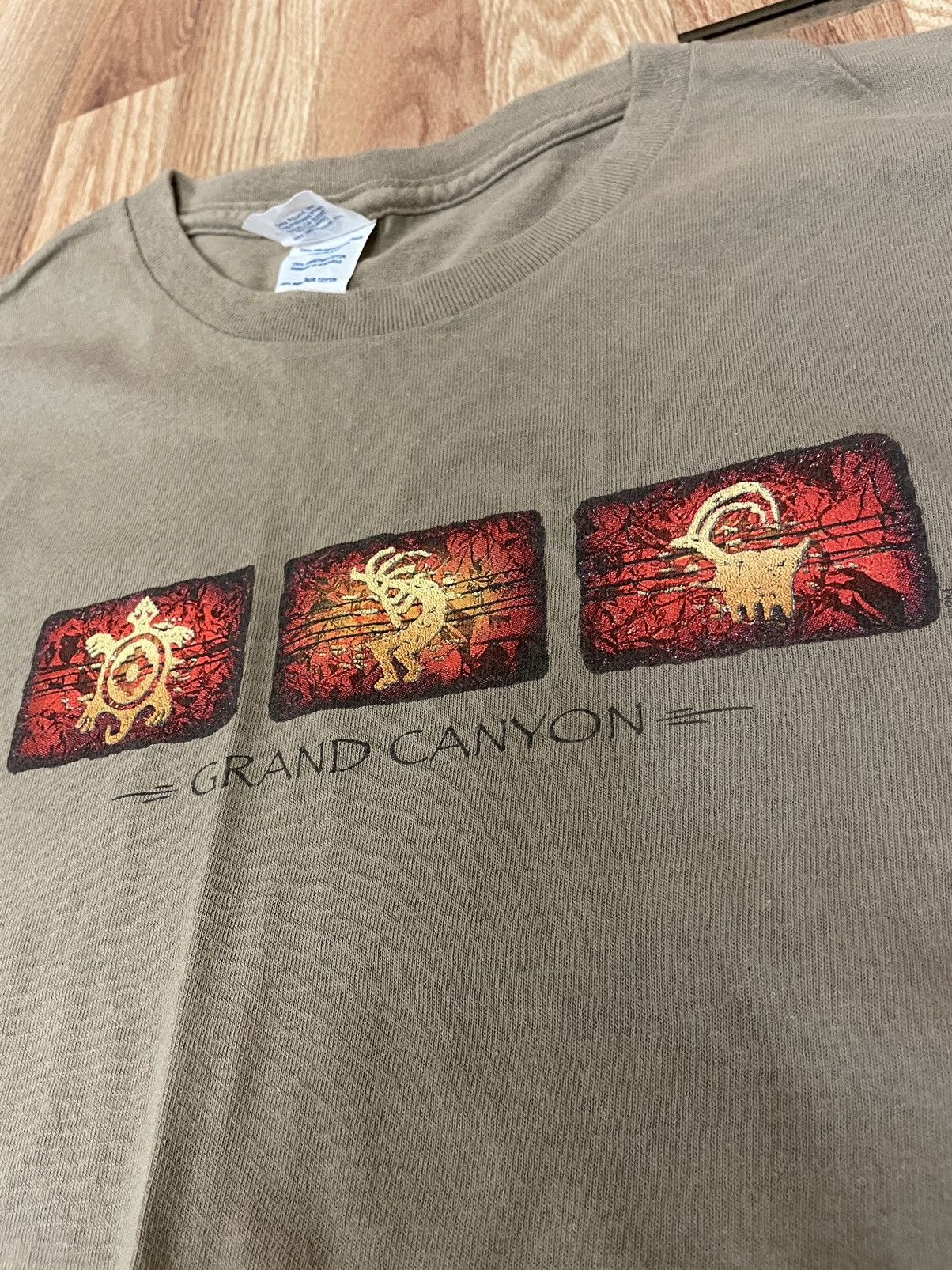Tribal Streetwear × Vintage Vintage 90’s Y2K Tribal Grand Canyon Tee Size US XL / EU 56 / 4 - 2 Thumbnail