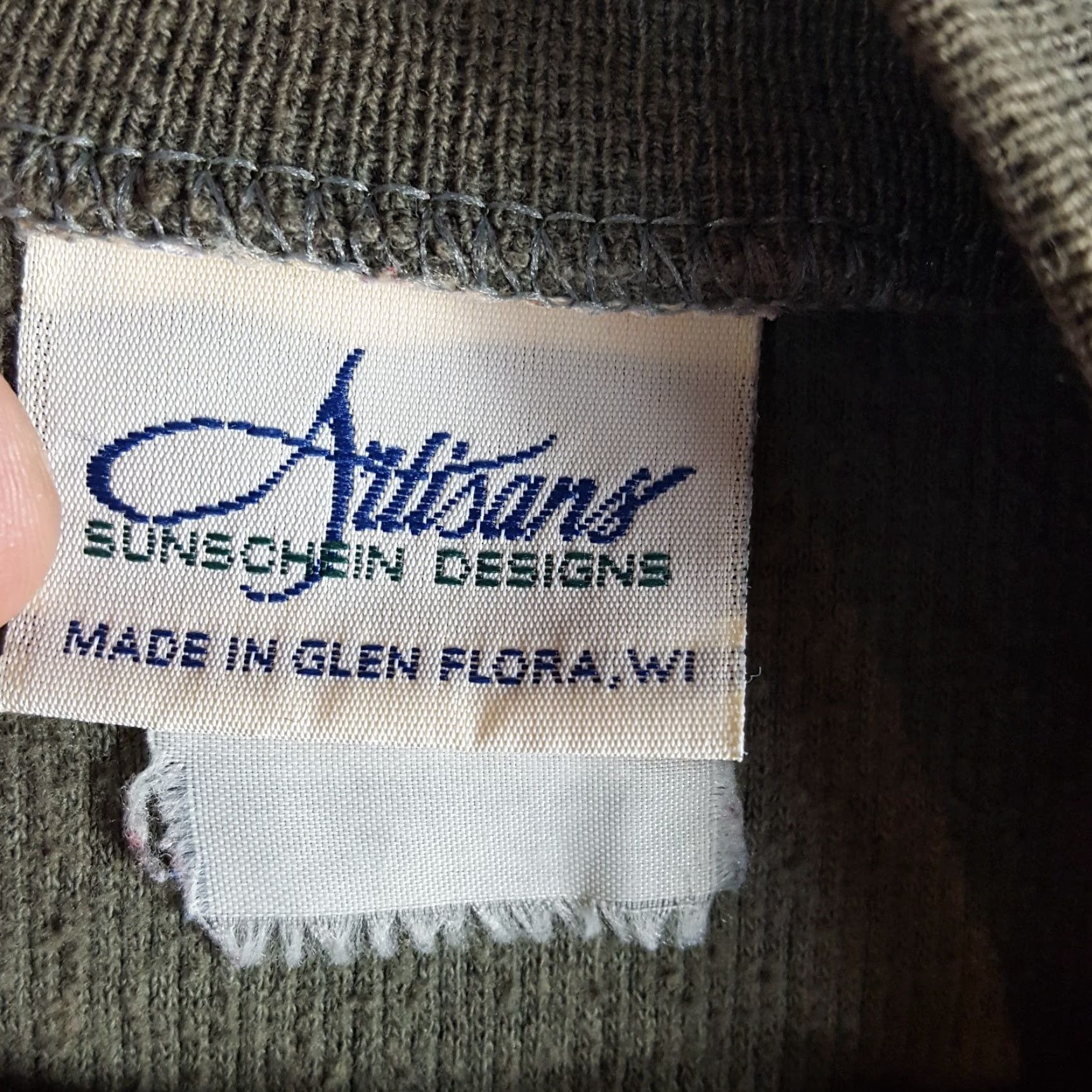 Vintage VINTAGE Sunschein Designs Hunting AOP Knit Thermal Henley T-Shirt Mens 2XL Green Bear Moose 90s T Shirt Size US XXL / EU 58 / 5 - 6 Thumbnail