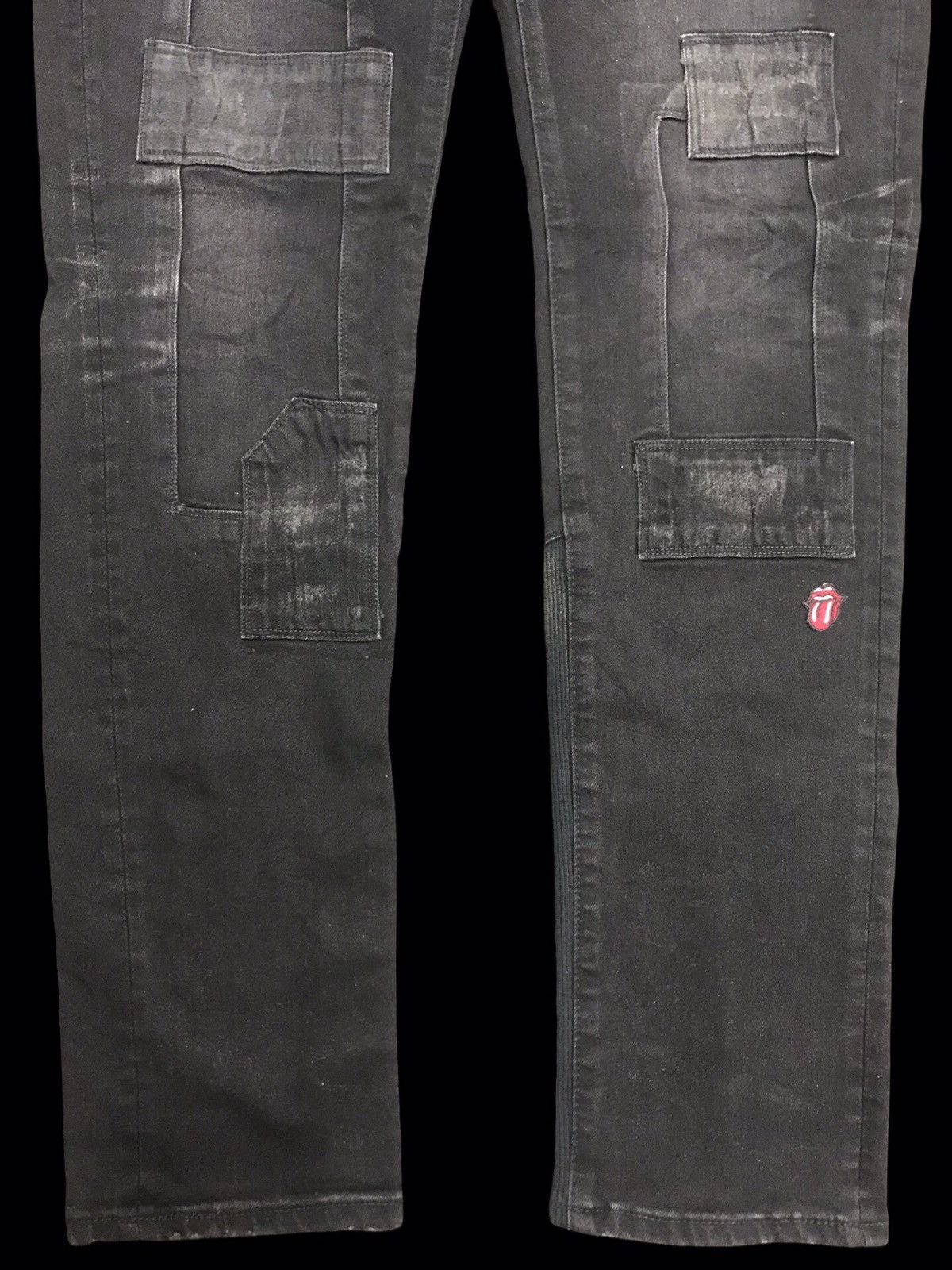 The Rolling Stones 💥ARCHIVAL💥glambXthe RollingStone Heavy Patchwork Pant F148 Size US 31 - 7 Thumbnail