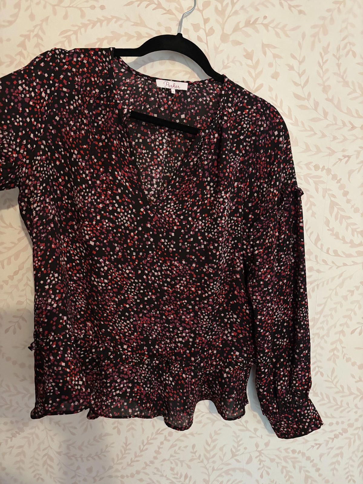 Packer Shoes Parker Women's Long Sleeve Printed Blouse S Size S / US 4 / IT 40 - 4 Thumbnail