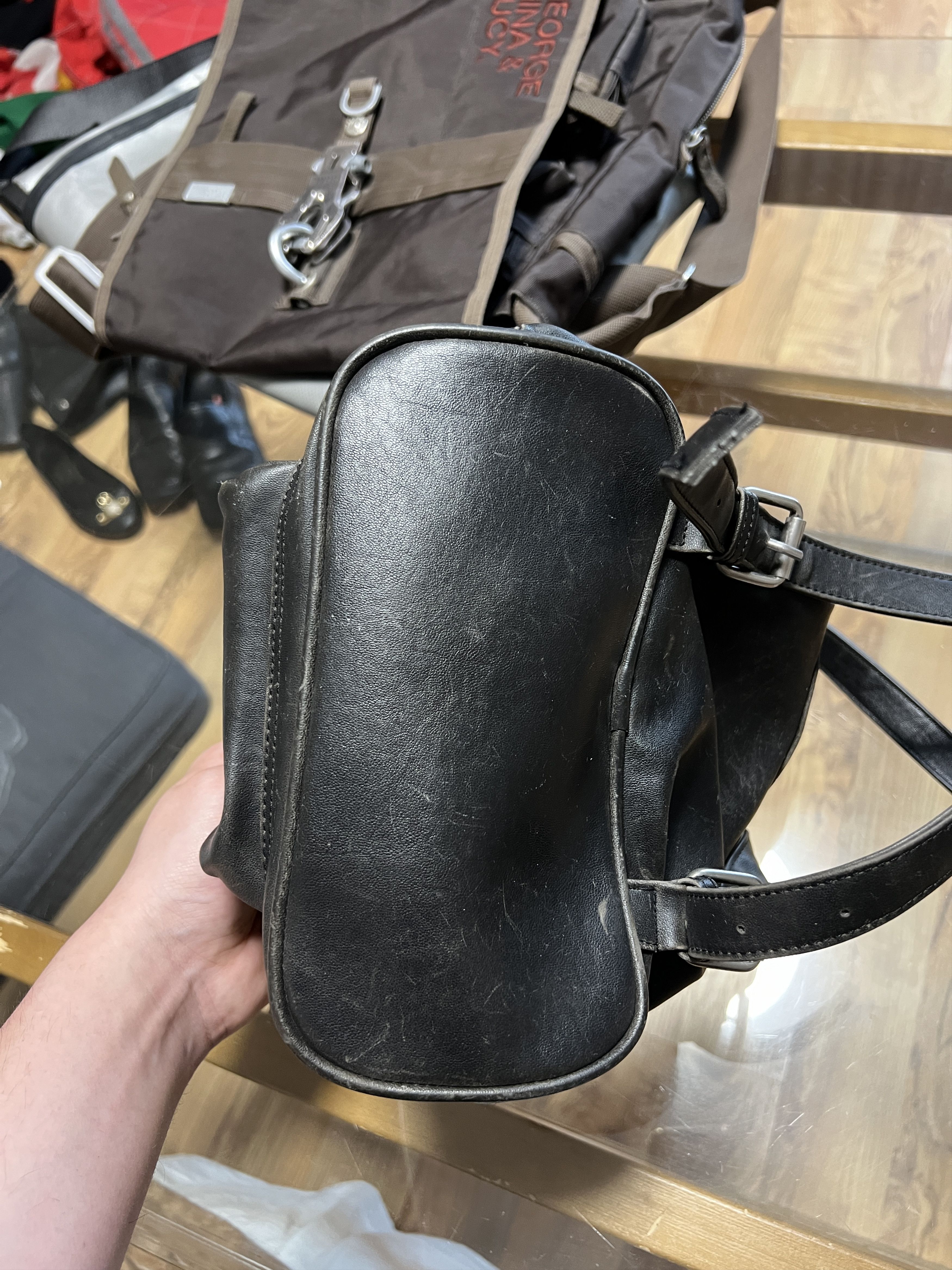 Guess Guess Vintage Leather Mini Bag Size ONE SIZE - 9 Thumbnail