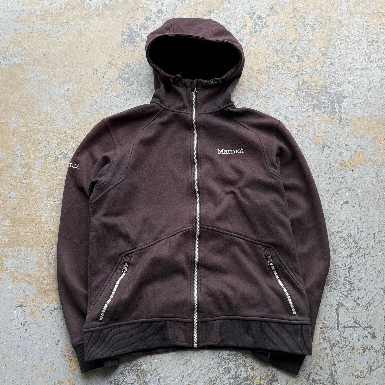 Marmot Marmot Burnt Black Fleece Full Zip Hoodie Sz M Size US M / EU 48-50 / 2 - 1 Thumbnail