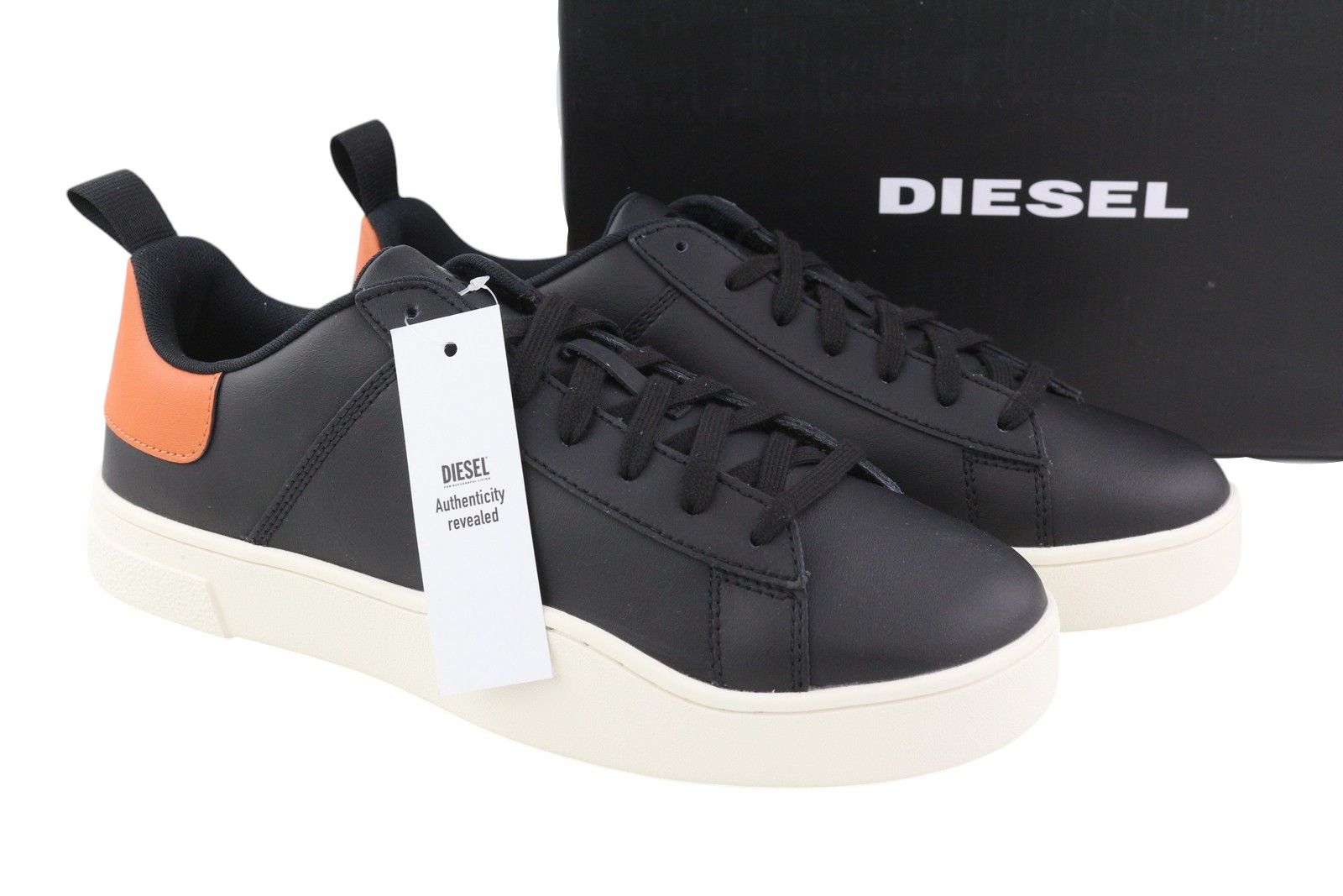 Diesel S-CLEVER LOW LACE EU45 Black Cow Leather 41554 Size US 12 / EU 45 - 1 Thumbnail