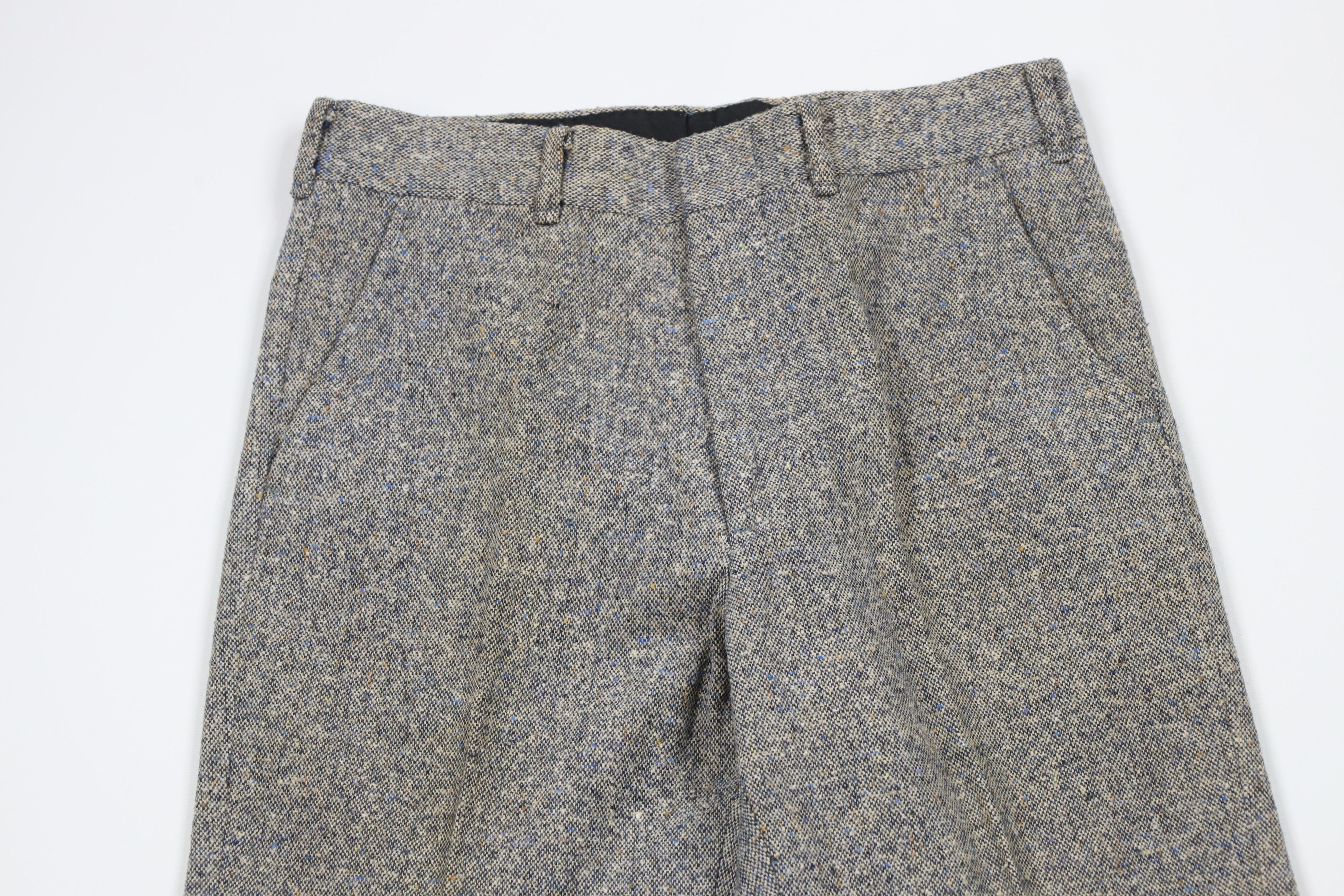 Vintage Vintage 60s 70s Fleck Wool Tweed Bell Bottoms Pants USA Size US 28 / EU 44 - 2 Thumbnail