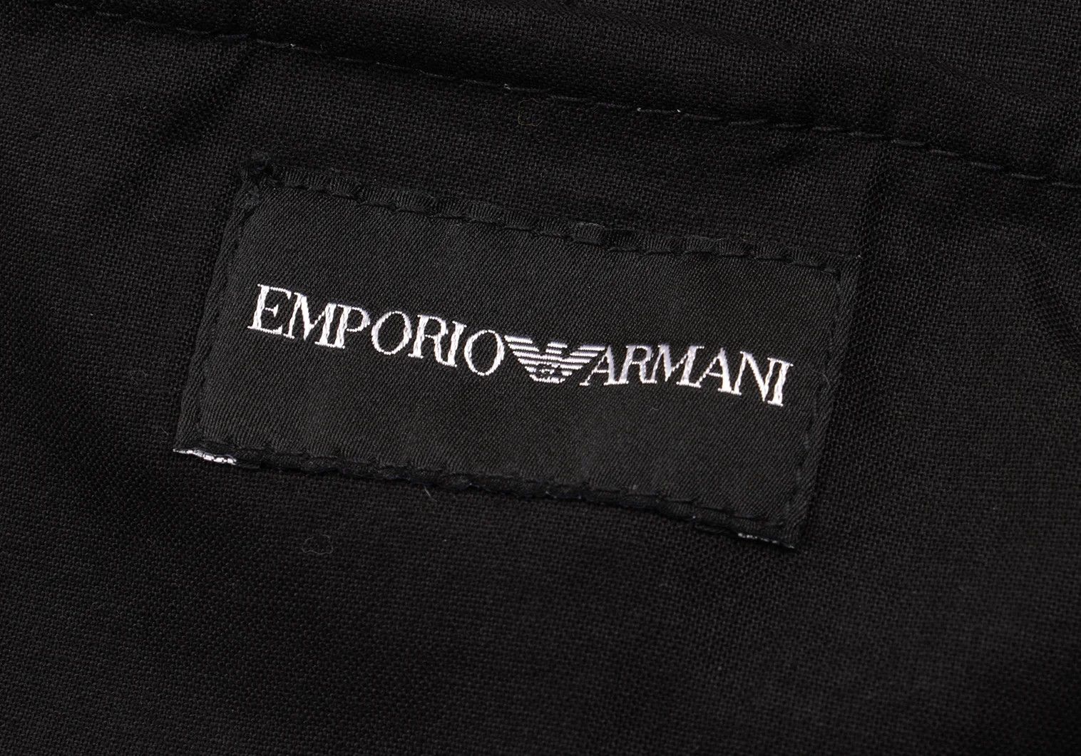 Emporio Armani Cashmere Blend Wool Geometric Jacquard Pants Charcoal 44 Size US 28 / EU 44 - 14 Thumbnail