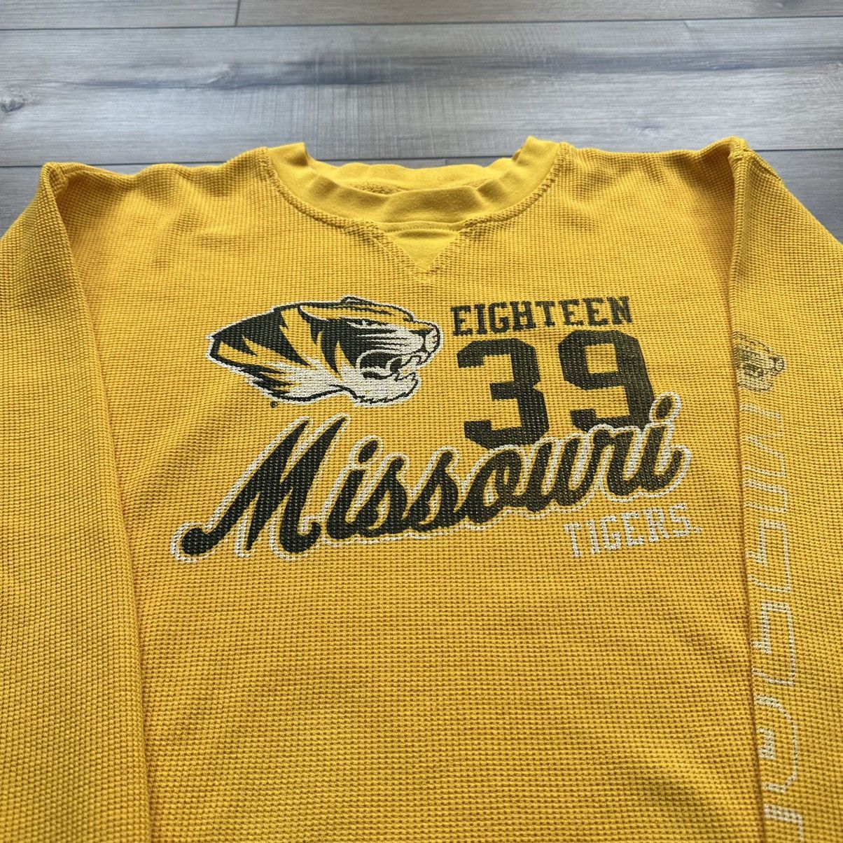 Other Vintage 2000s Missouri Tigers Mizzou Waffle Knit Thermal Size US M / EU 48-50 / 2 - 5 Thumbnail