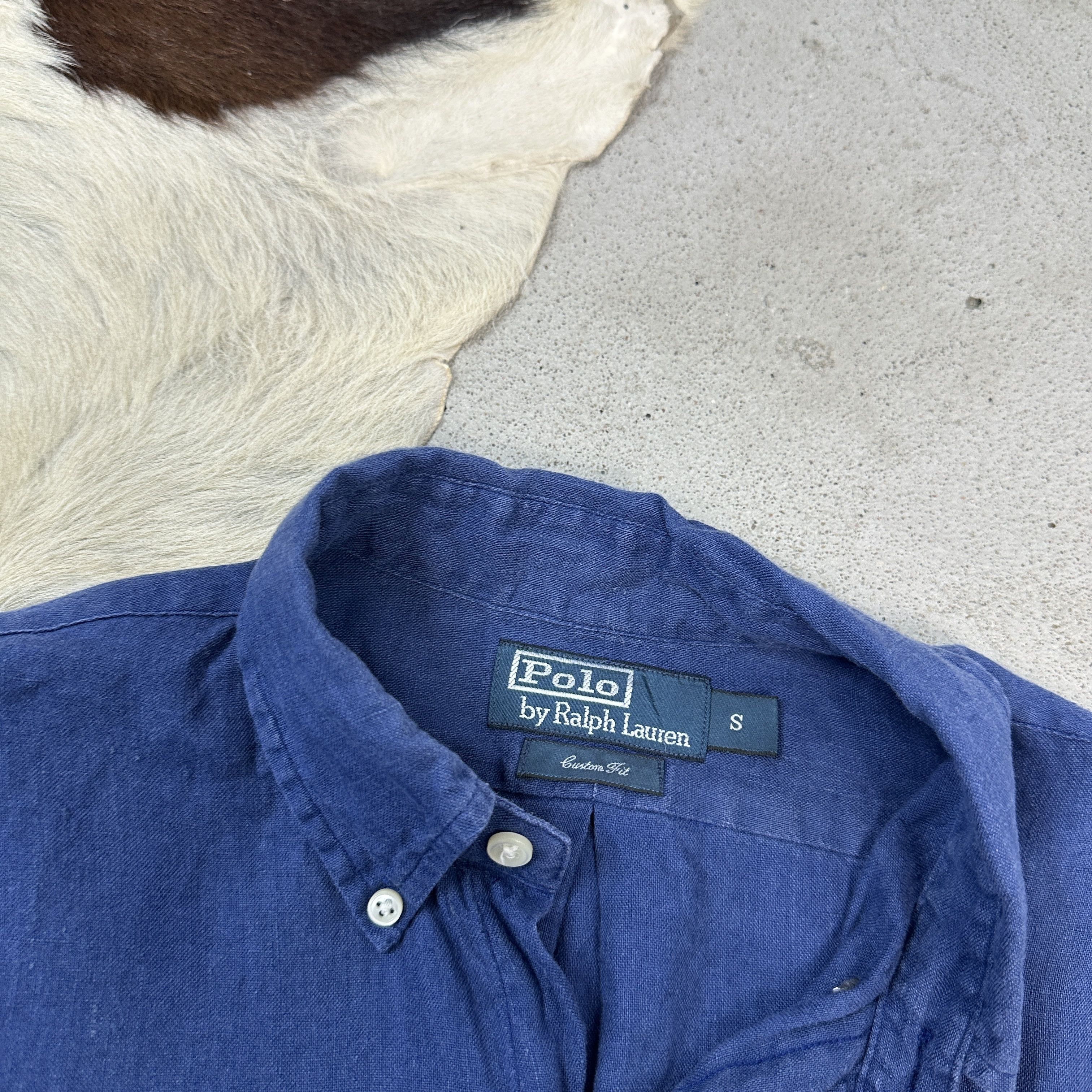 Polo Ralph Lauren × Vintage Linen Shirt Polo Ralph Lauren Size US S / EU 44-46 / 1 - 4 Thumbnail