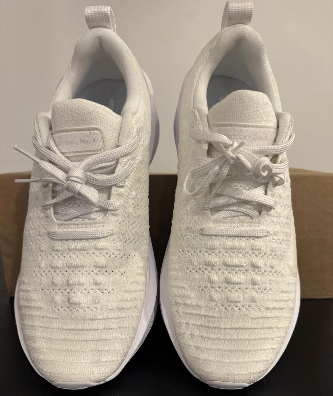 Nike Size 9 - Nike ReactX Infinity Run 4 Triple White Size US 9 / EU 42 - 4 Thumbnail