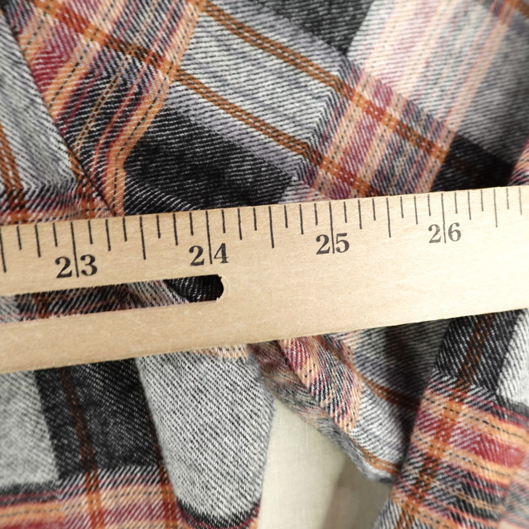 Carbon2Cobalt VINTAGE Carbon 2 Cobalt Men's Flannel Shirt Casual Workwear Outdoor Long Sleeve Cotton Gray Plaid Large Size US L / EU 52-54 / 3 - 6 Thumbnail