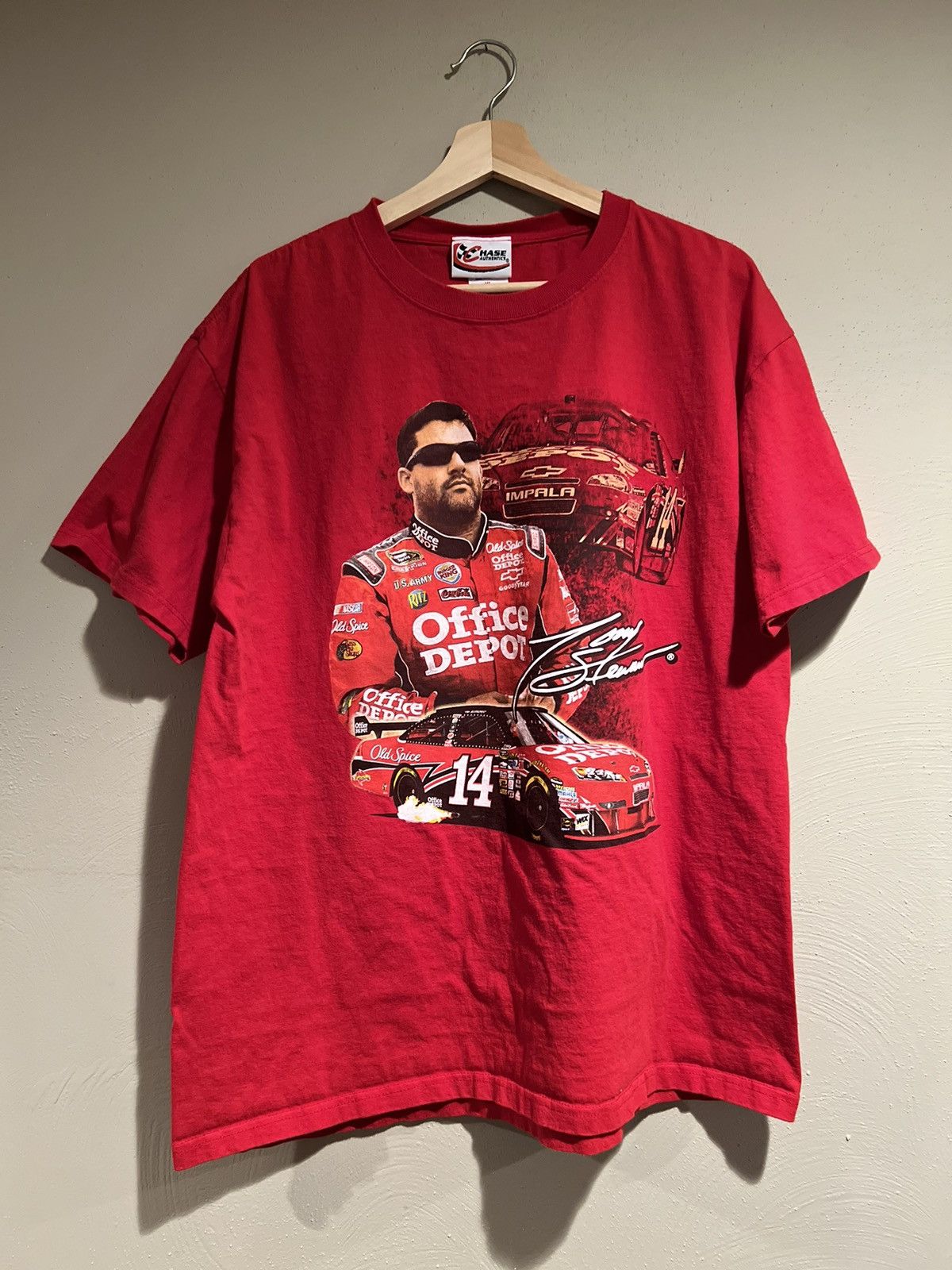 Chase Authentics Chase Stewart Haas Nascar T-Shirt Size US XL / EU 56 / 4 - 1 Thumbnail