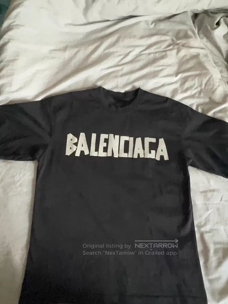 Balenciaga Balenciaga 23ss AOP Archives printed short sleeved T