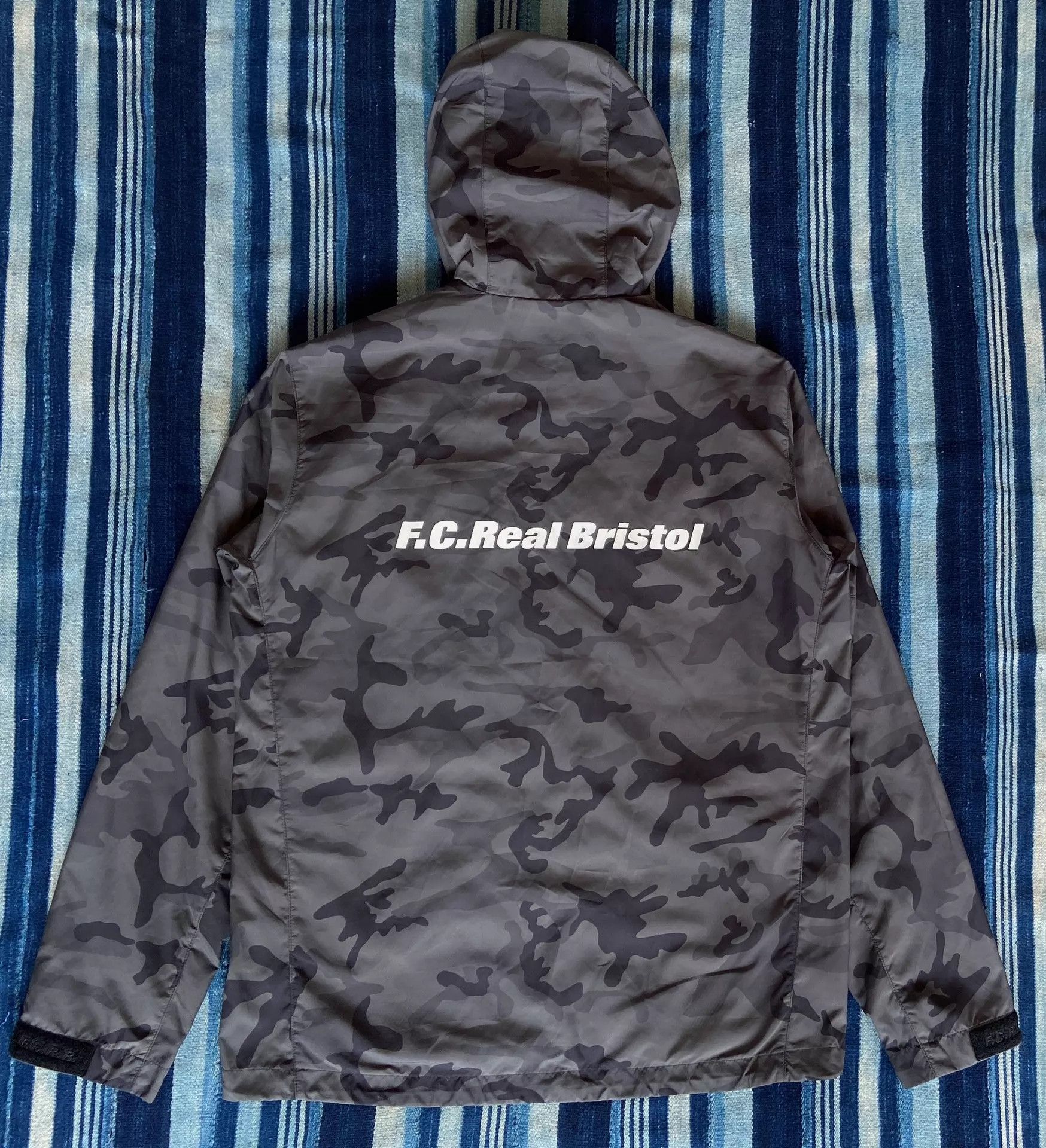 Nike FCRB x Nike Bristol Camo Tech Jacket M Size US M / EU 48-50 / 2 - 2 Thumbnail