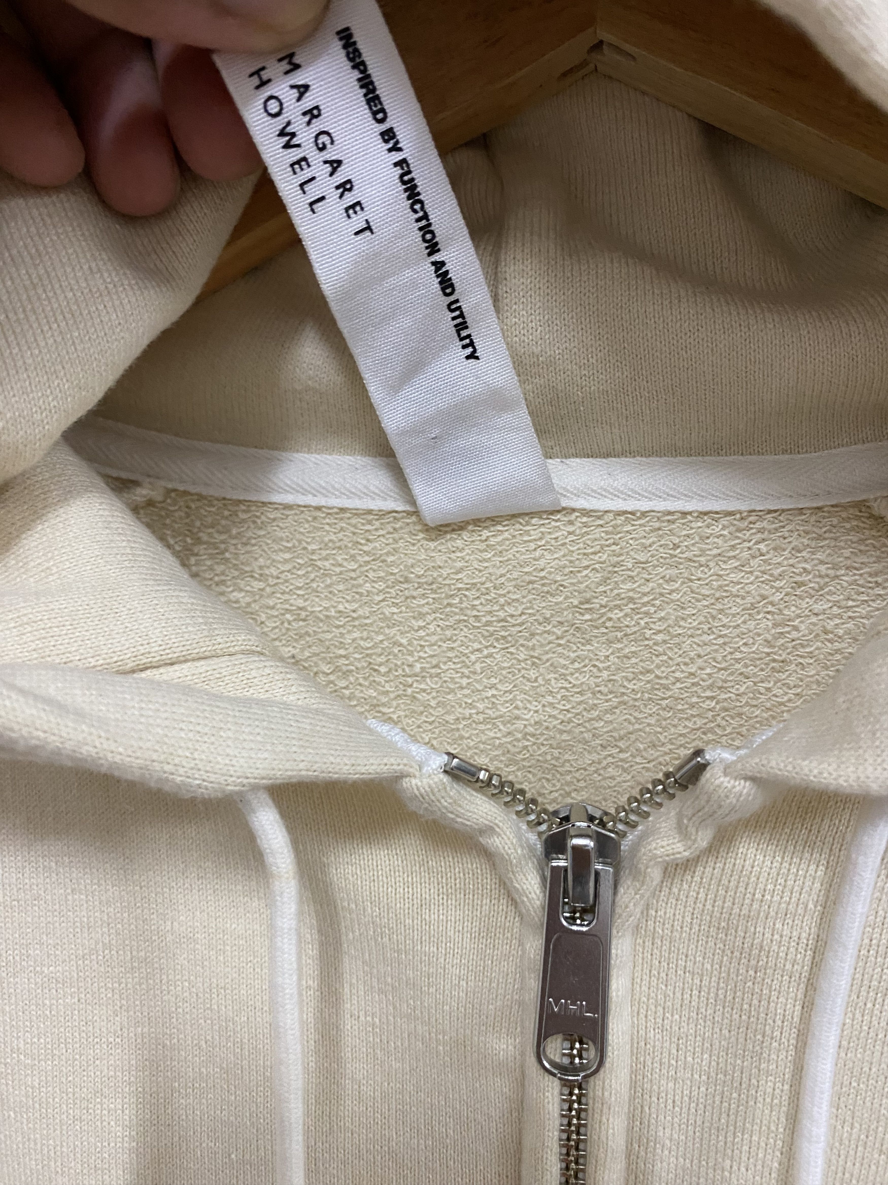 Margaret Howell MHL Cropped Hoodie Sweater Size S / US 4 / IT 40 - 4 Thumbnail