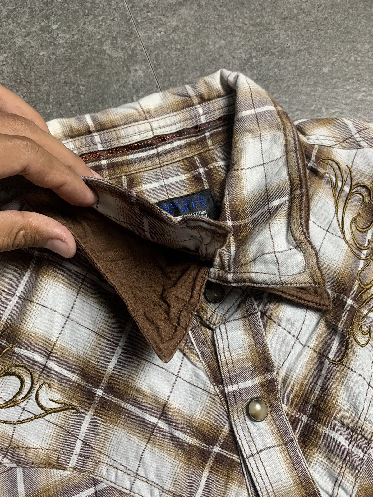 Nicole Club Nicole Club For Men Tribal Western Shirt Size US S / EU 44-46 / 1 - 5 Thumbnail