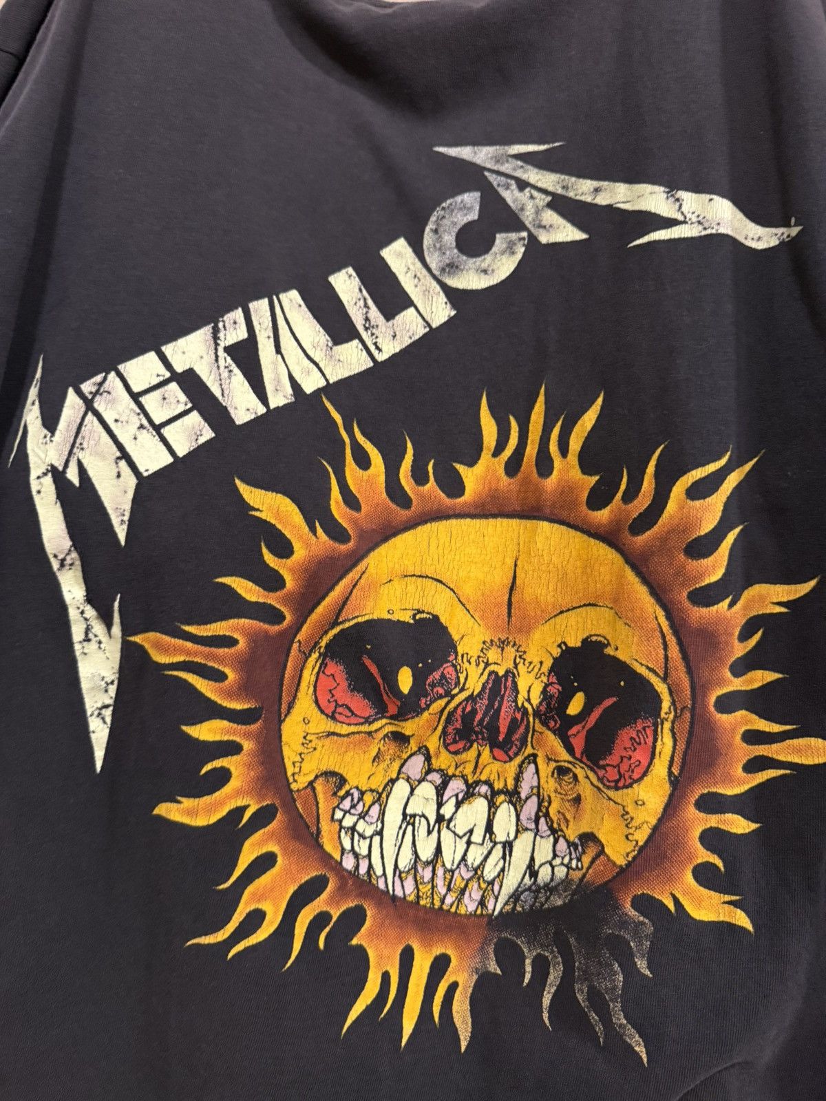 Band Tees Vintage 1990s Metallica Pushead Sun Size US XL / EU 56 / 4 - 20 Thumbnail