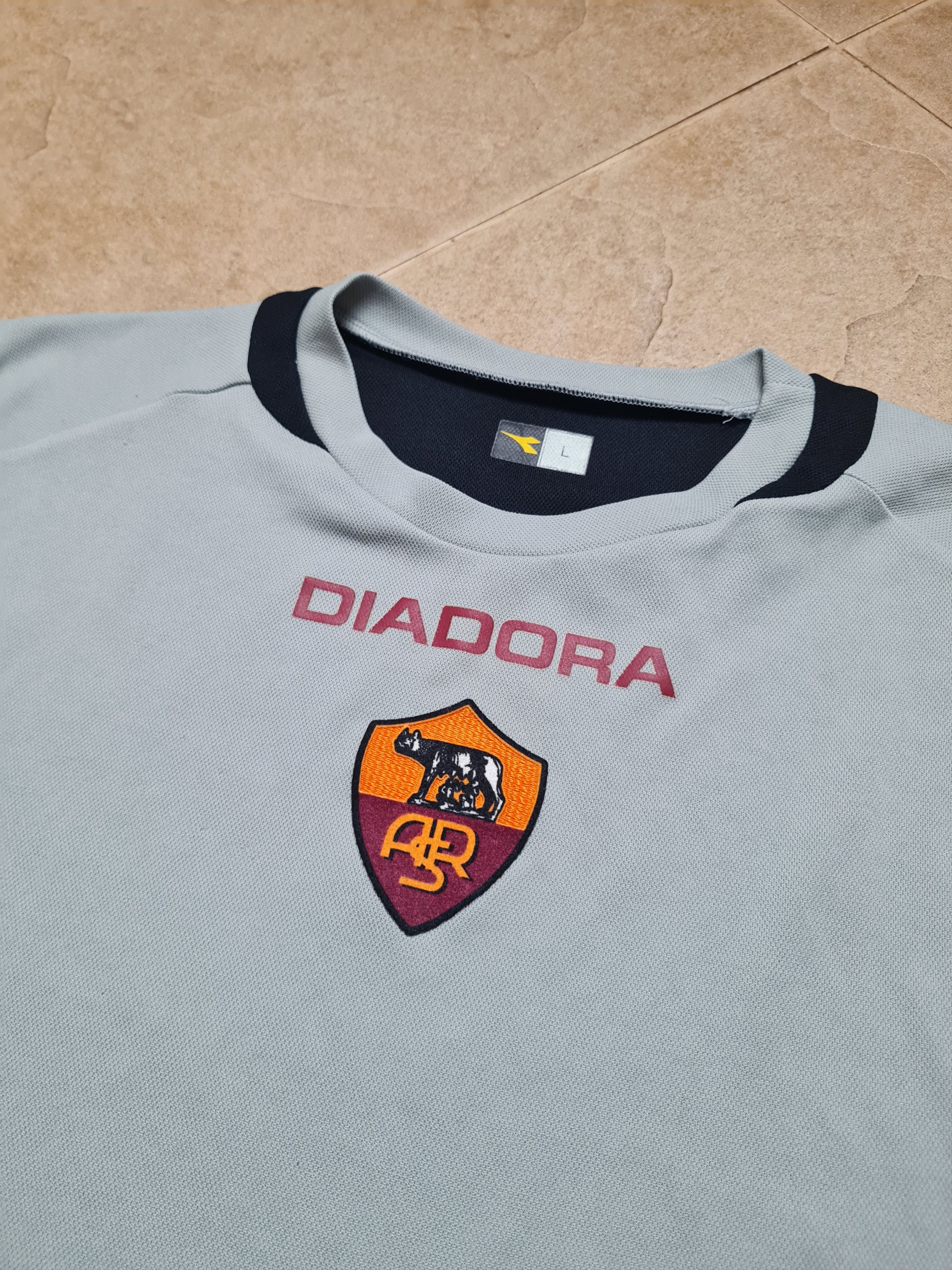 Diadora SOCCER SHIRT AS ROMA 2005/2006 FOOTBALL DIADORA JERSEY Size US L / EU 52-54 / 3 - 9 Thumbnail