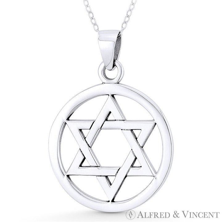 Other Star of David / Jewish Magen Charm & Circle Pendant Size ONE SIZE - 1 Preview
