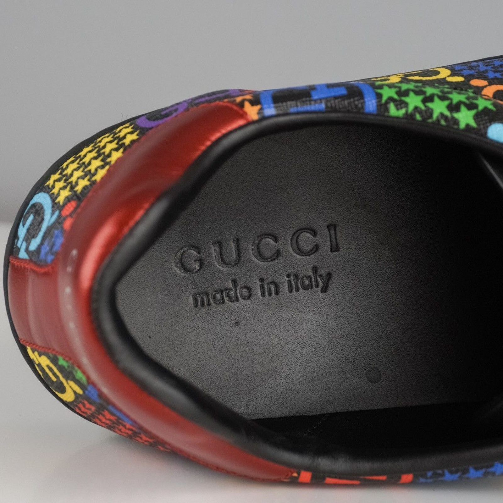 Gucci Gucci psychedelic multicolor monogram logo leather sneakers Size US 10.5 / EU 43-44 - 9 Thumbnail