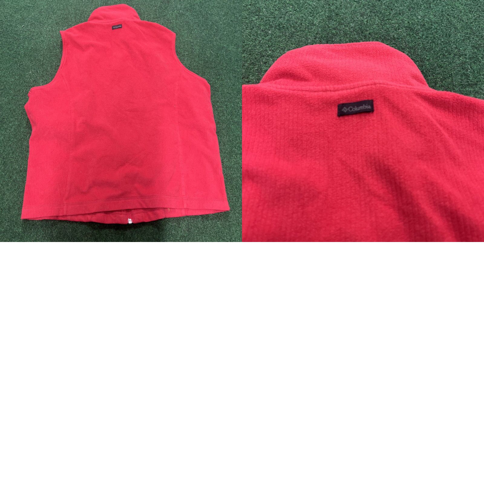 Logo 7 Columbia Vest Womens Large Red Zip Sleeveless Pockets Zip Up Logo Size L / US 10 / IT 46 - 8 Thumbnail
