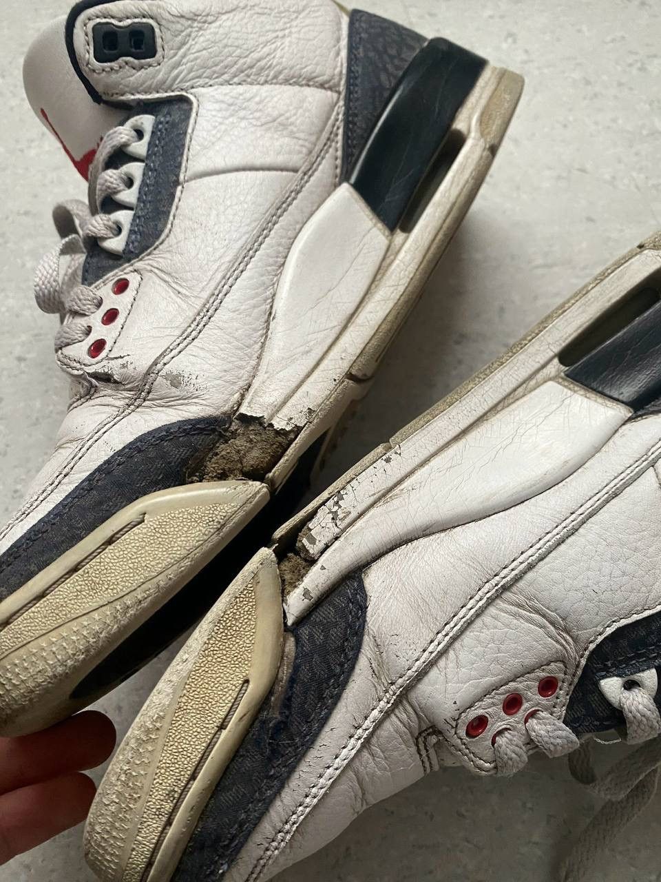 Nike Air Jordan 3 Streetwear Vintage Logo Rare Swoosh Y2k