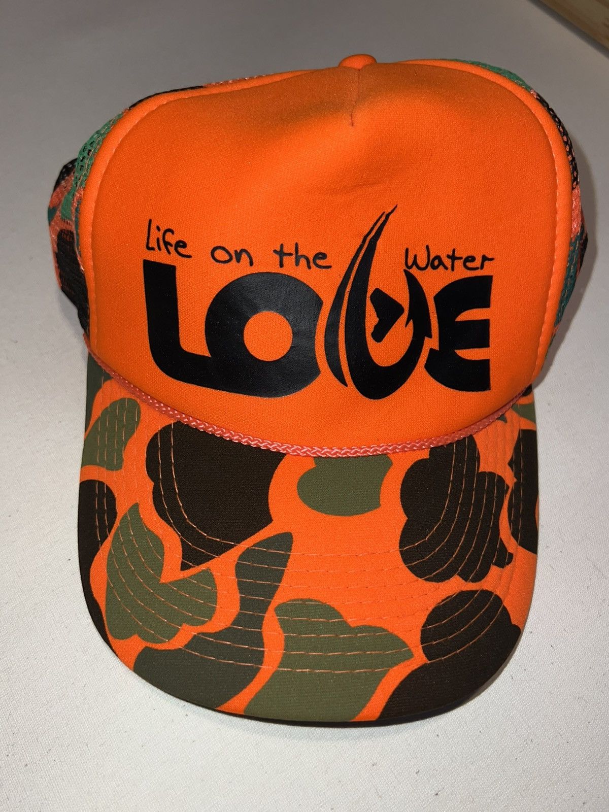 Vintage Late Y2K 2000’s VTG Vintage Life On Water Love Retro Hat Cap Size ONE SIZE - 2 Thumbnail