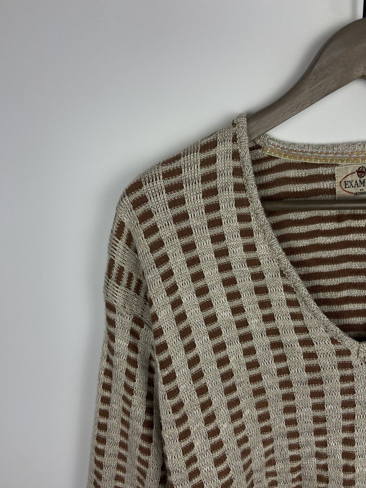 Missoni Vintage Example by Missoni Men's V-Neck Long Sleeve Sweater Size US M / EU 48-50 / 2 - 4 Thumbnail