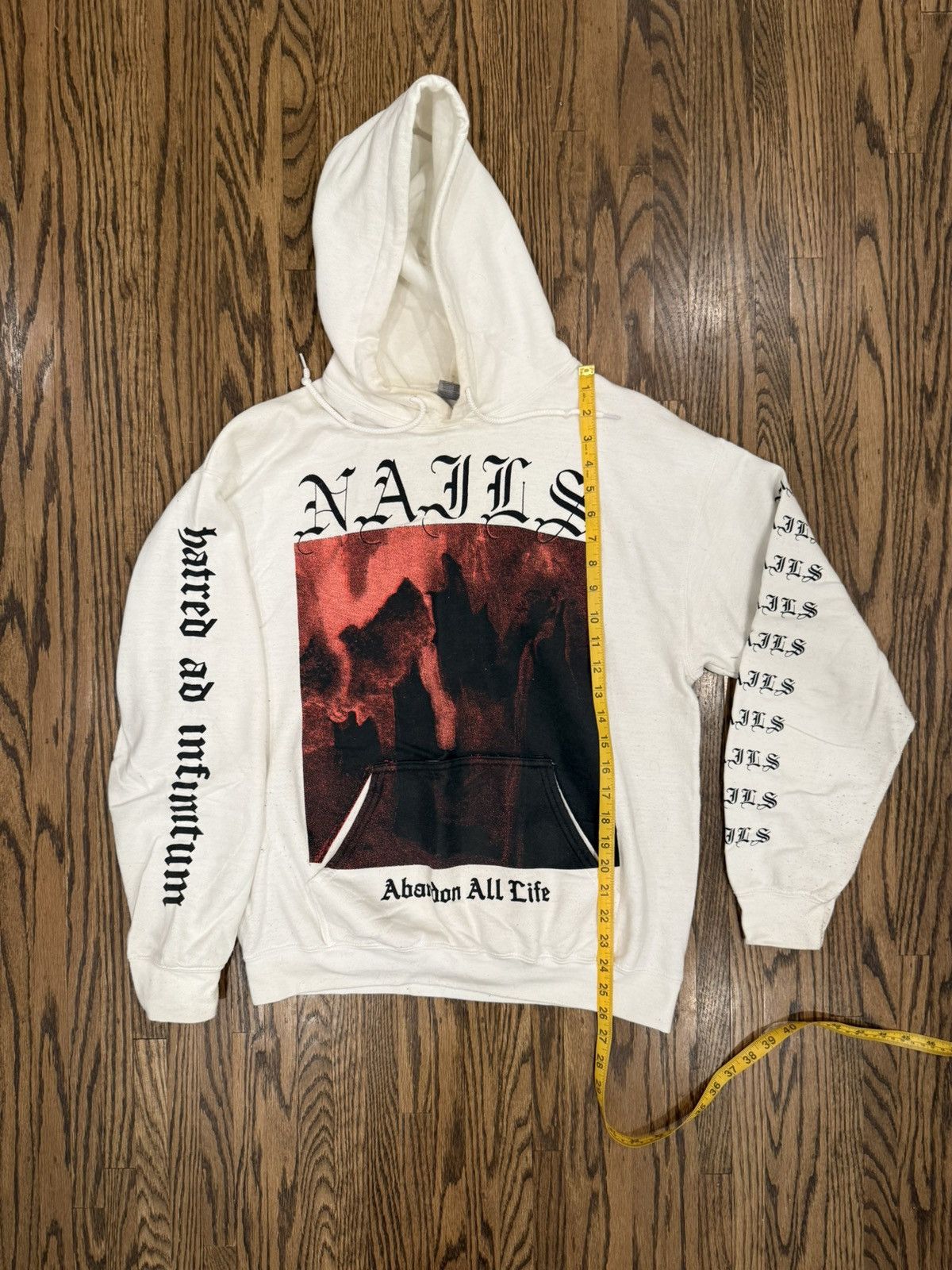 Other RARE!! NAILS | Abandon All Life Hoodie - Medium Size US M / EU 48-50 / 2 - 4 Thumbnail