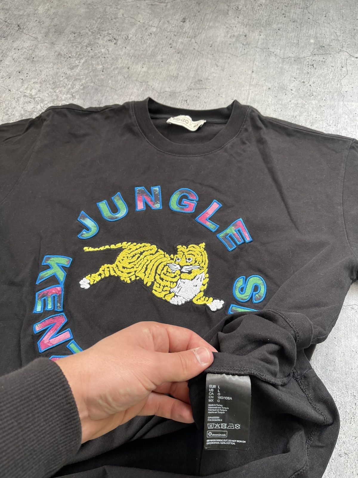 H&M × Kenzo Kenzo x H&M Embroidery Sweatshirt Size US L / EU 52-54 / 3 - 5 Thumbnail