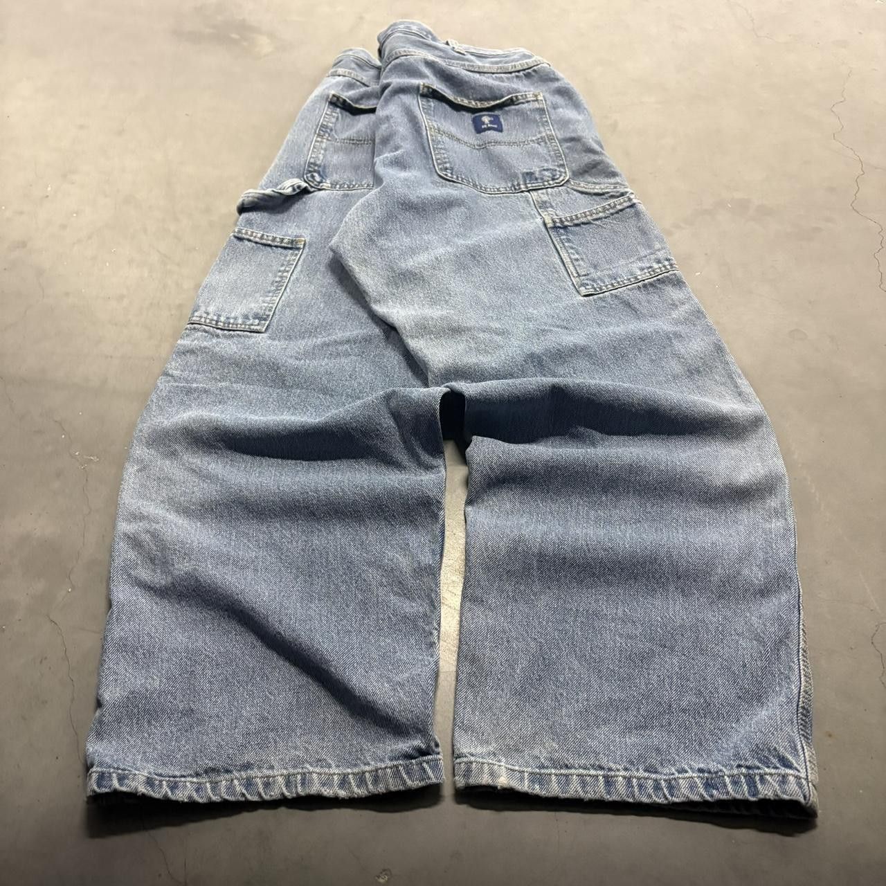 Vintage Crazy Vintage Y2K 2000s Baggy Light Wash Carpenter Workwear Grunge Denim Jeans Size US 36 / EU 52 - 4 Thumbnail