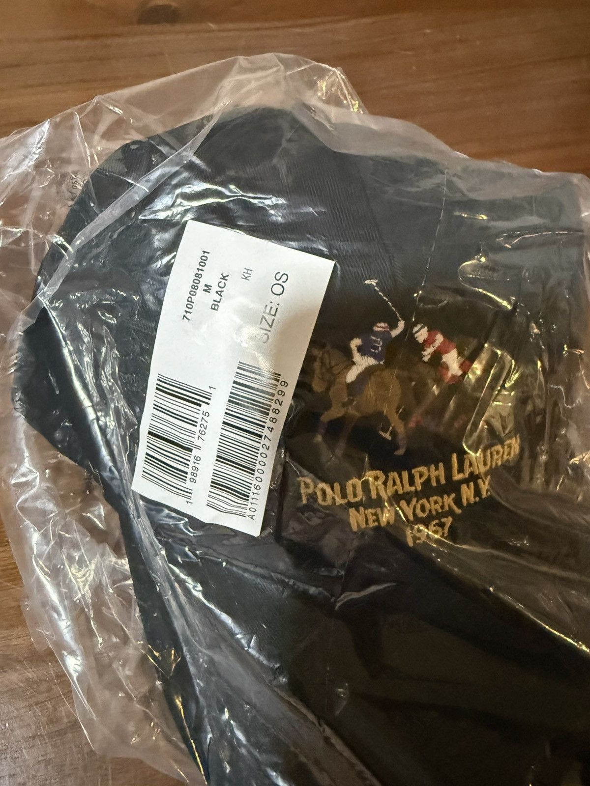 Polo Ralph Lauren Polo Ralph Lauren Cotton Twill Ball Cap Black Ponies 1967 Size ONE SIZE - 6 Thumbnail
