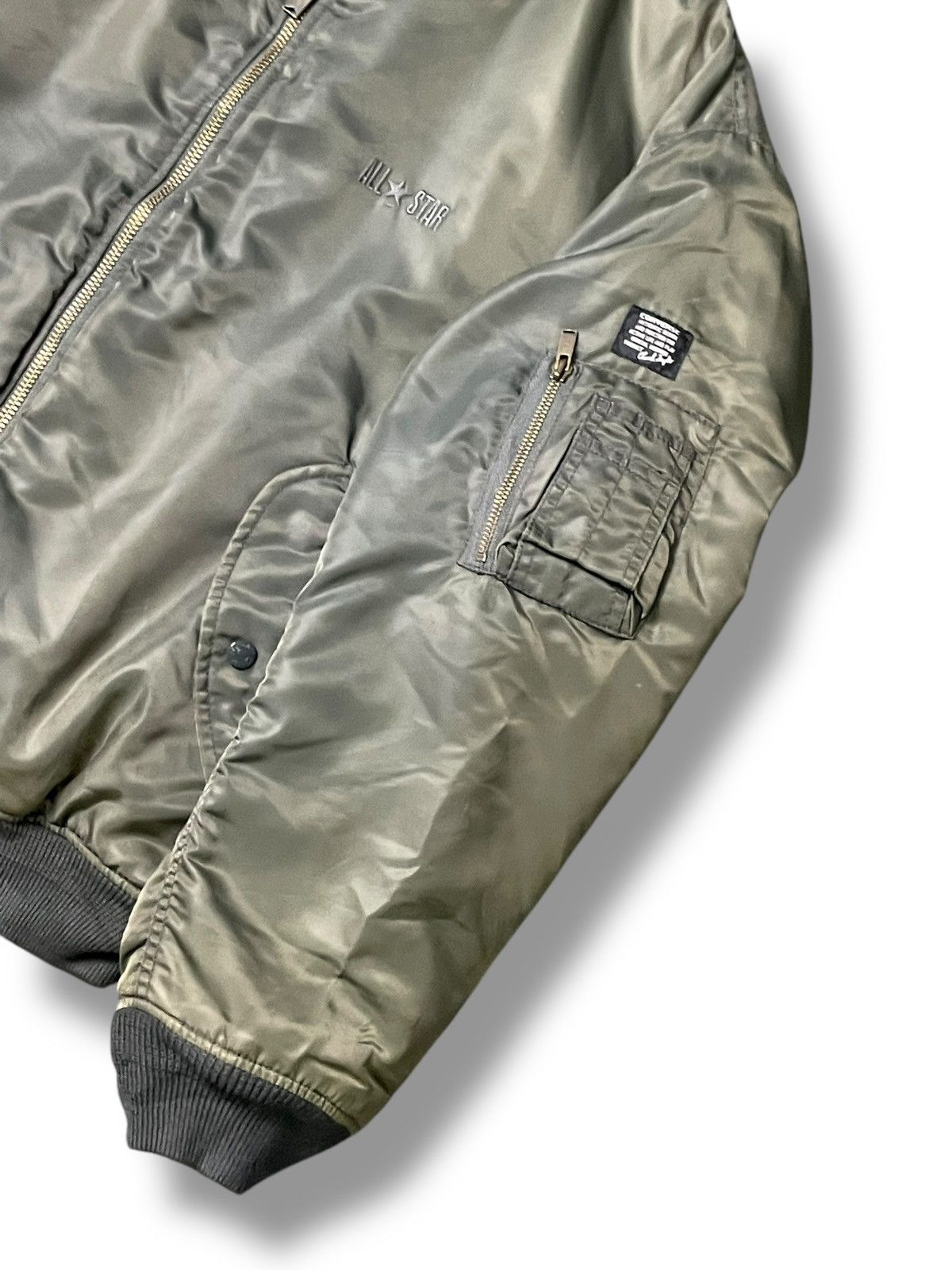 Converse × Vintage Vintage CONVERSE Bomber Jacket (71) Size US XXL / EU 58 / 5 - 3 Thumbnail
