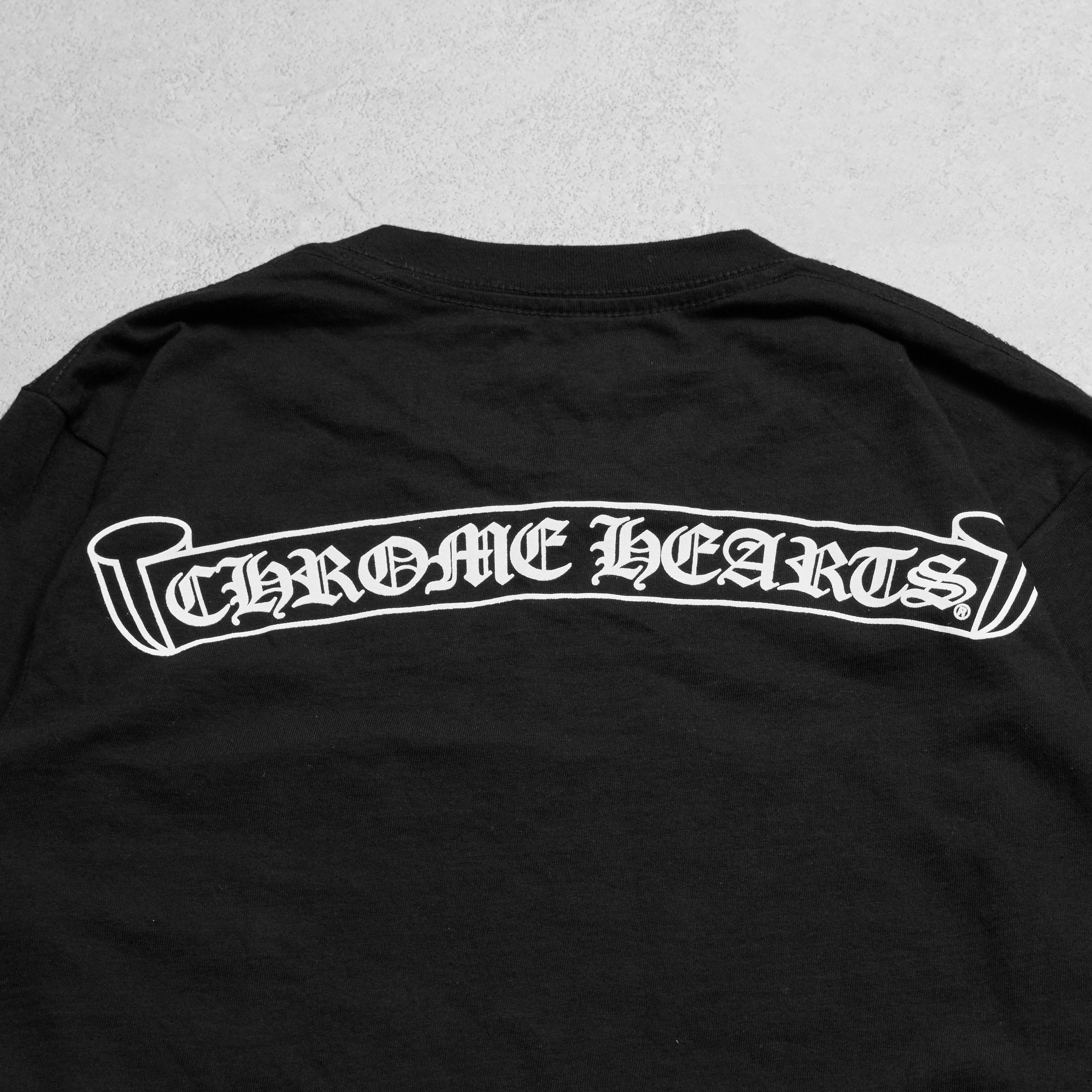Chrome Hearts CHROME HEARTS Back Scroll Label Logo Long Tee Size US S / EU 44-46 / 1 - 7 Thumbnail