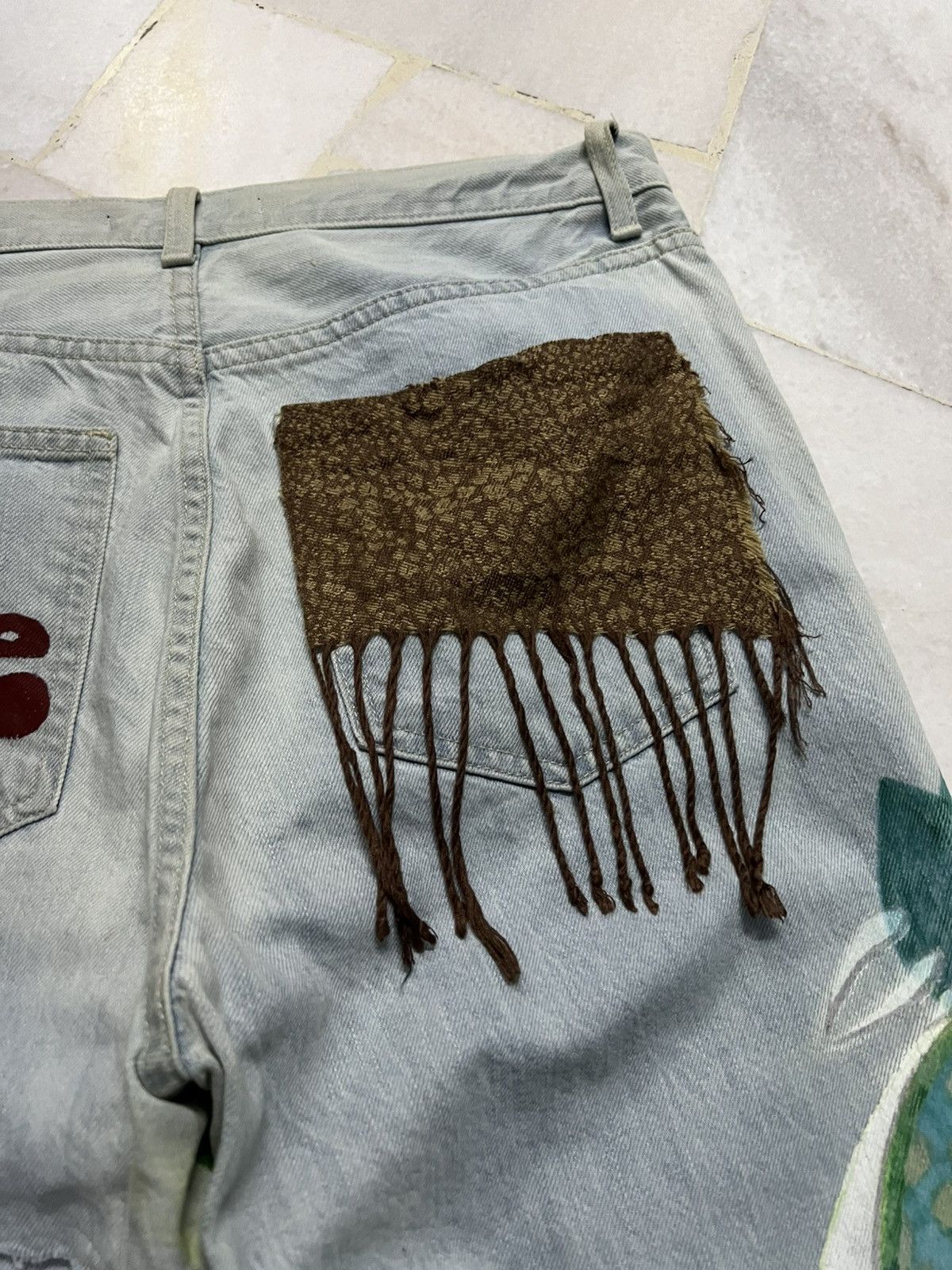 If Six Was Nine × Seditionaries × Uniqlo UNIQLO CROPPED PUNK JEANS Size US 30 / EU 46 - 14 Thumbnail