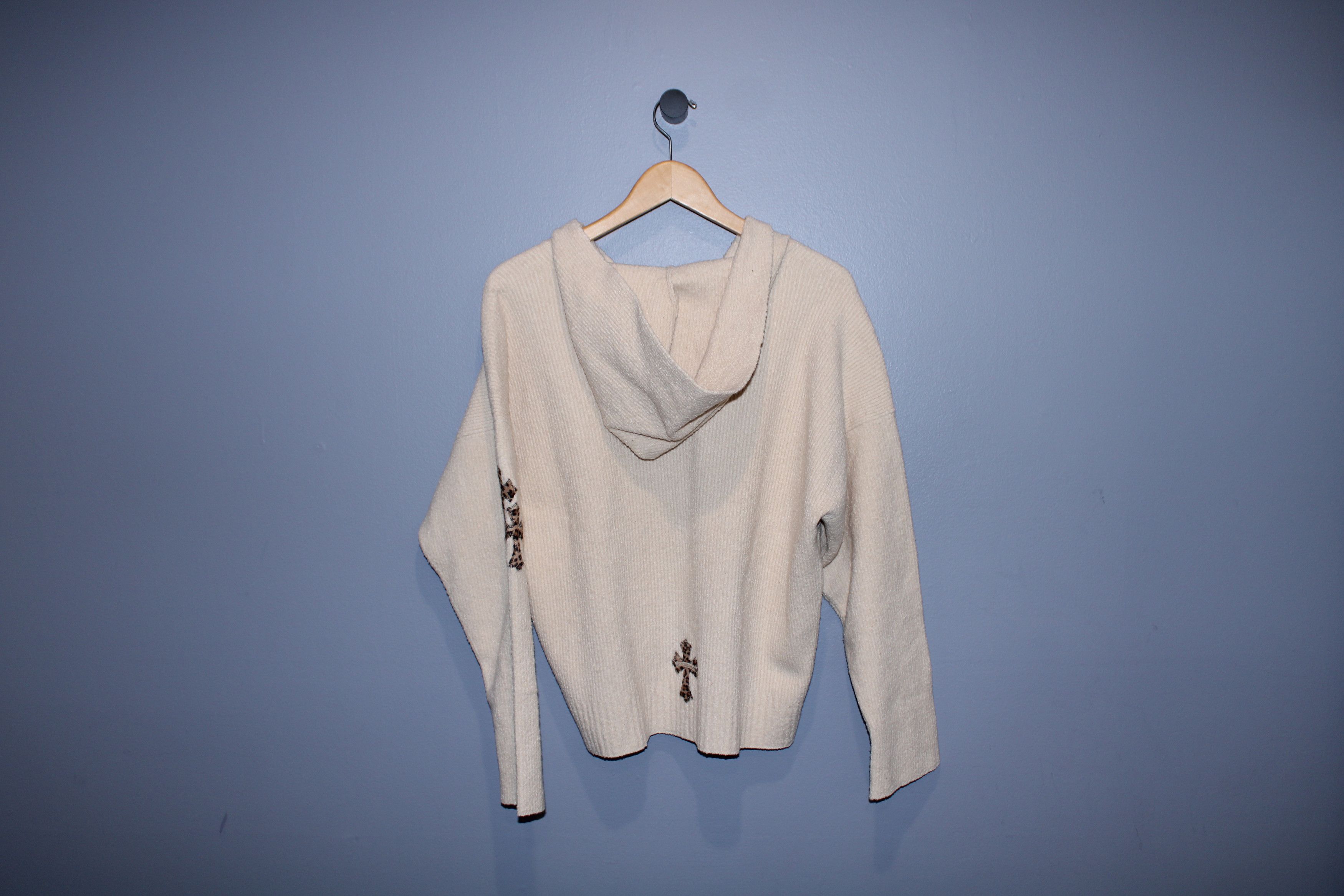 Chrome Hearts chrome hearts cheetah cross cropped hoodie Size XS / US 0-2 / IT 36-38 - 4 Thumbnail
