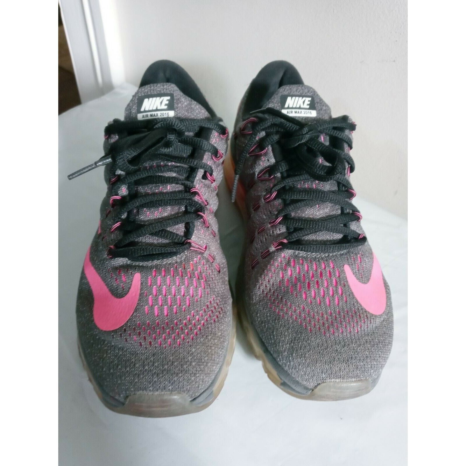 Nike Nike Air Max 2016 Black Pink Running Shoes Women's 7.5 Size US 7.5 / IT 37.5 - 2 Thumbnail
