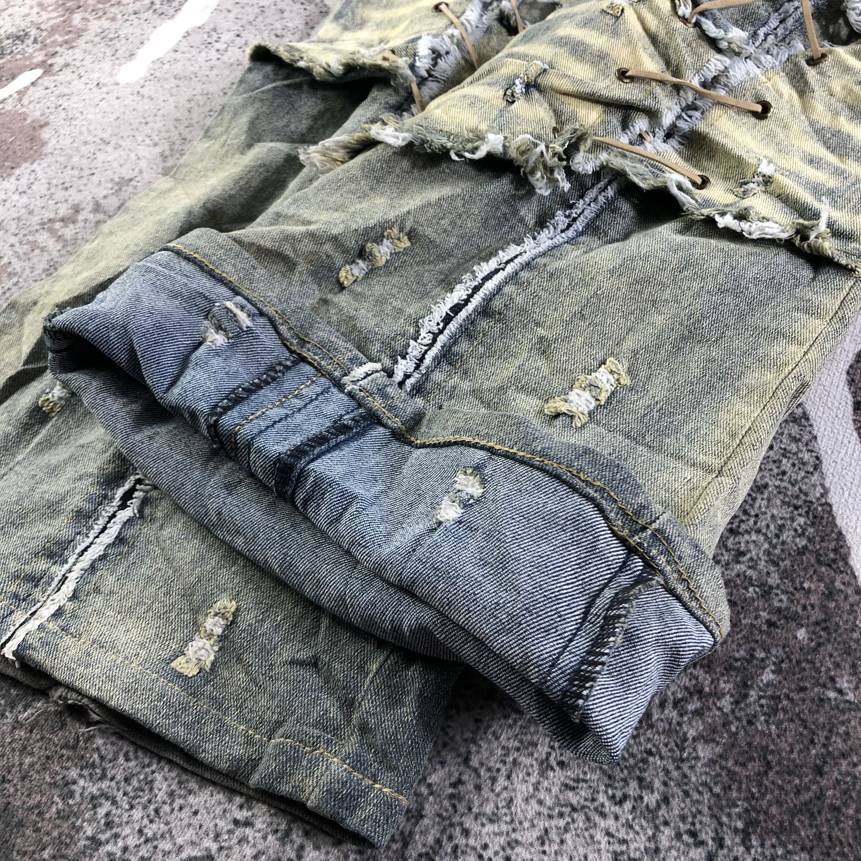 If Six Was Nine Japanese Flared Jeans Bootcut Denim KJ3097 Size US 28 / EU 44 - 6 Thumbnail
