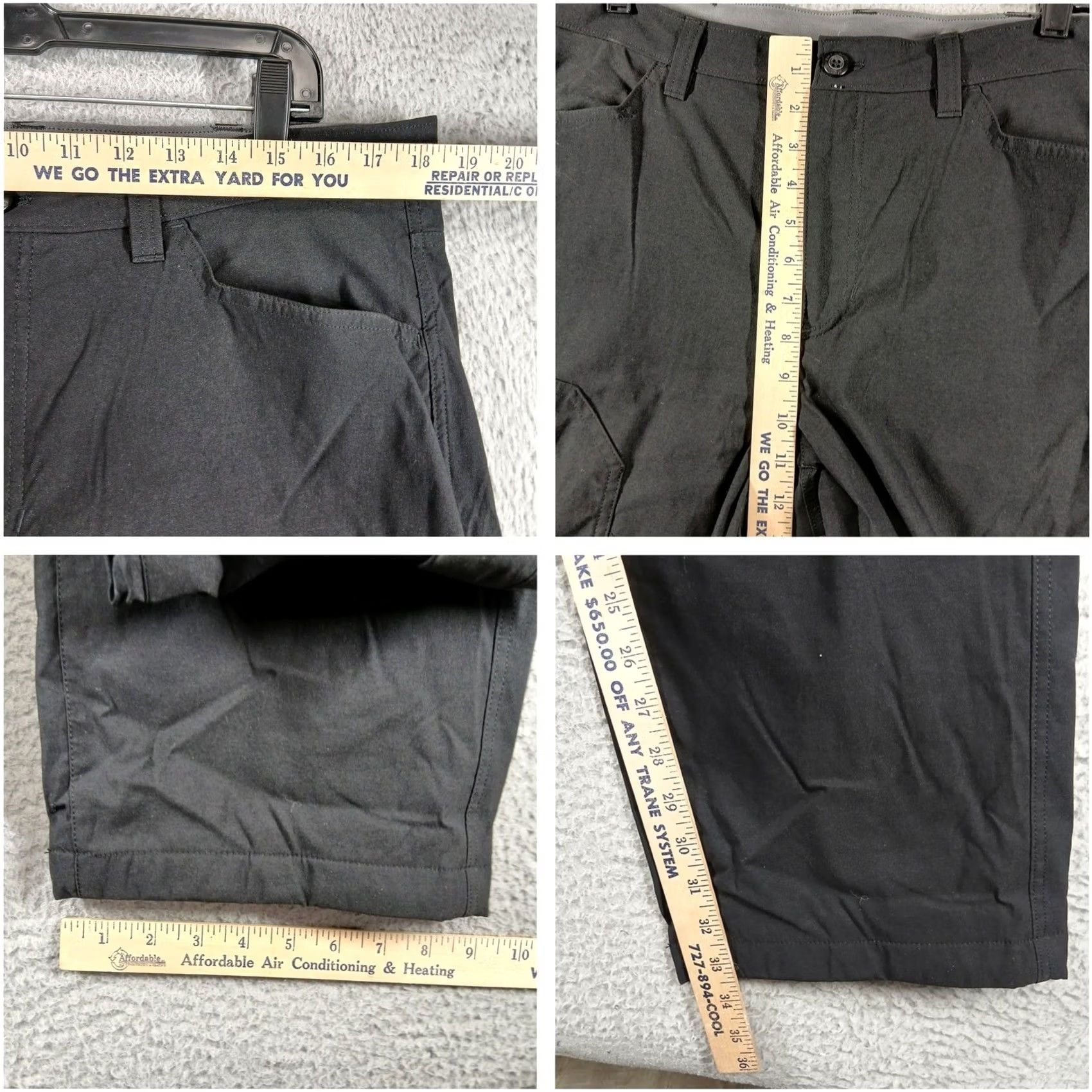 Eddie Bauer Eddie Bauer Men's Fleece Lined Tech Pants Size 36x34 Black Size US 36 / EU 52 - 5 Thumbnail