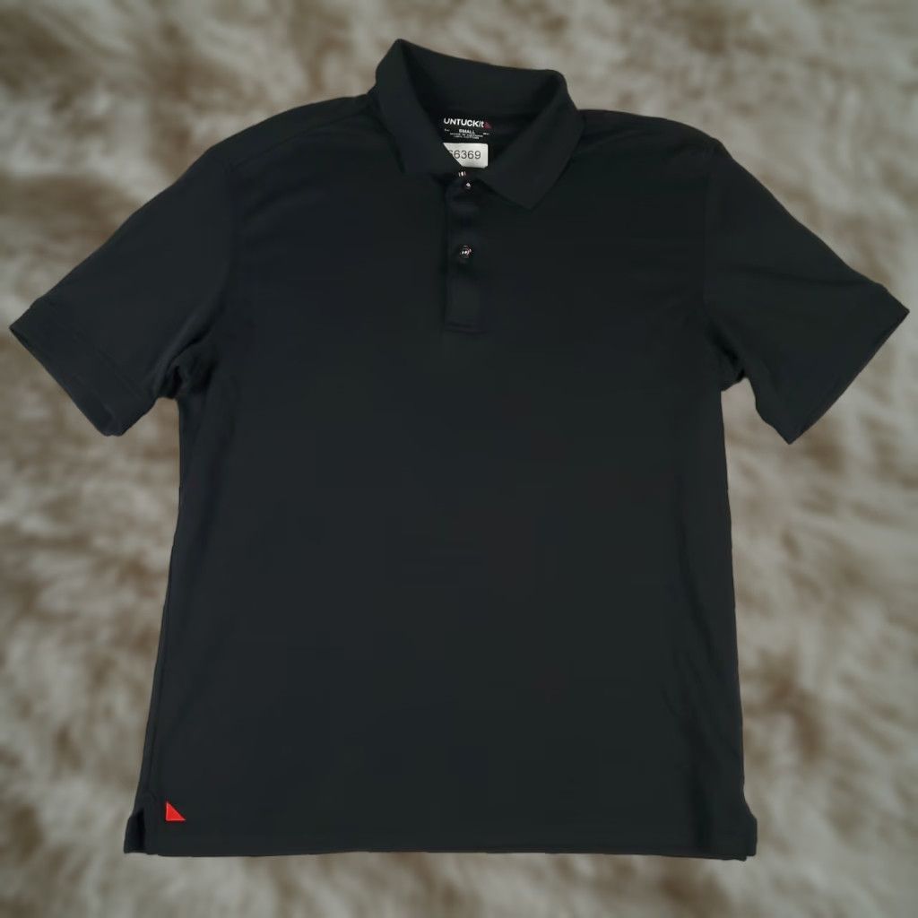 UNTUCKit UNTUCKit Polo Shirt Mens Size Small Black Golf Casual Short Sleeve Shirt Size US L / EU 52-54 / 3 - 1 Thumbnail