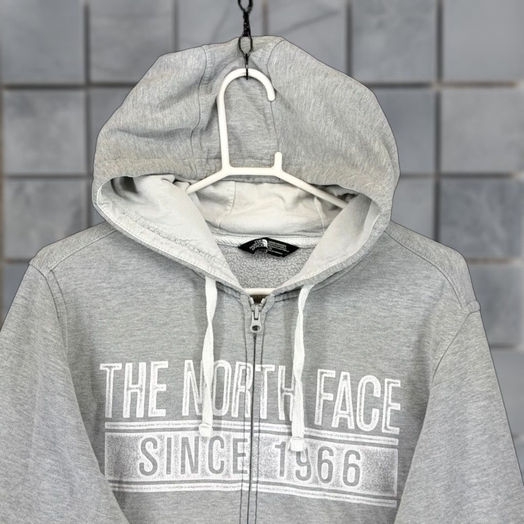 The North Face The North Face Mens Gray Full Zip Hoodie Since 1966 Graphic Sweatshirt Large Size US L / EU 52-54 / 3 - 1 Thumbnail