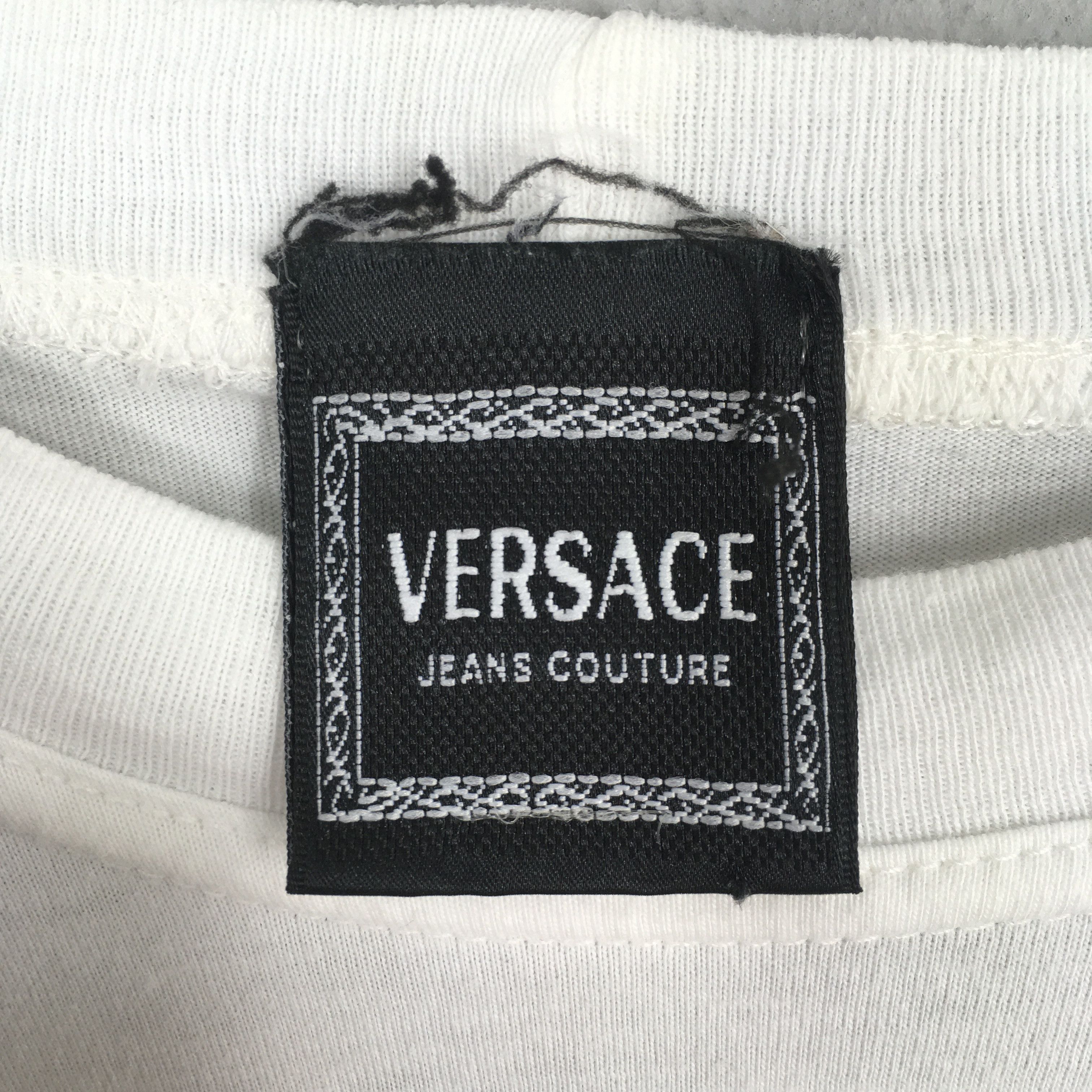 Versace × Versace Jeans Couture × Vintage Vintage Versace Medusa Head White Tshirt Medium Size US M / EU 48-50 / 2 - 5 Thumbnail