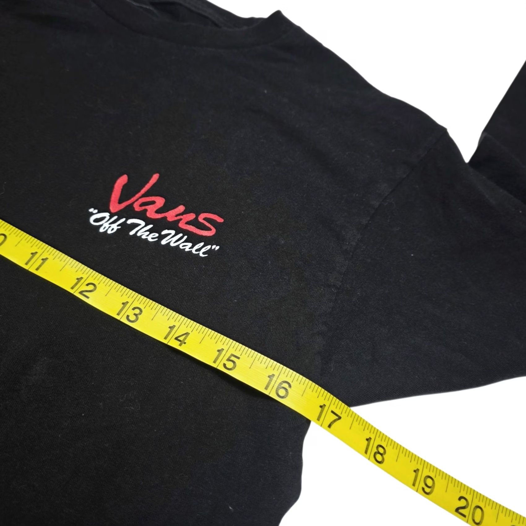 Vans VANS Skateboard Long Sleeve T-Shirt Black Red Flowers On Back Men S Size Small Size US S / EU 44-46 / 1 - 5 Thumbnail
