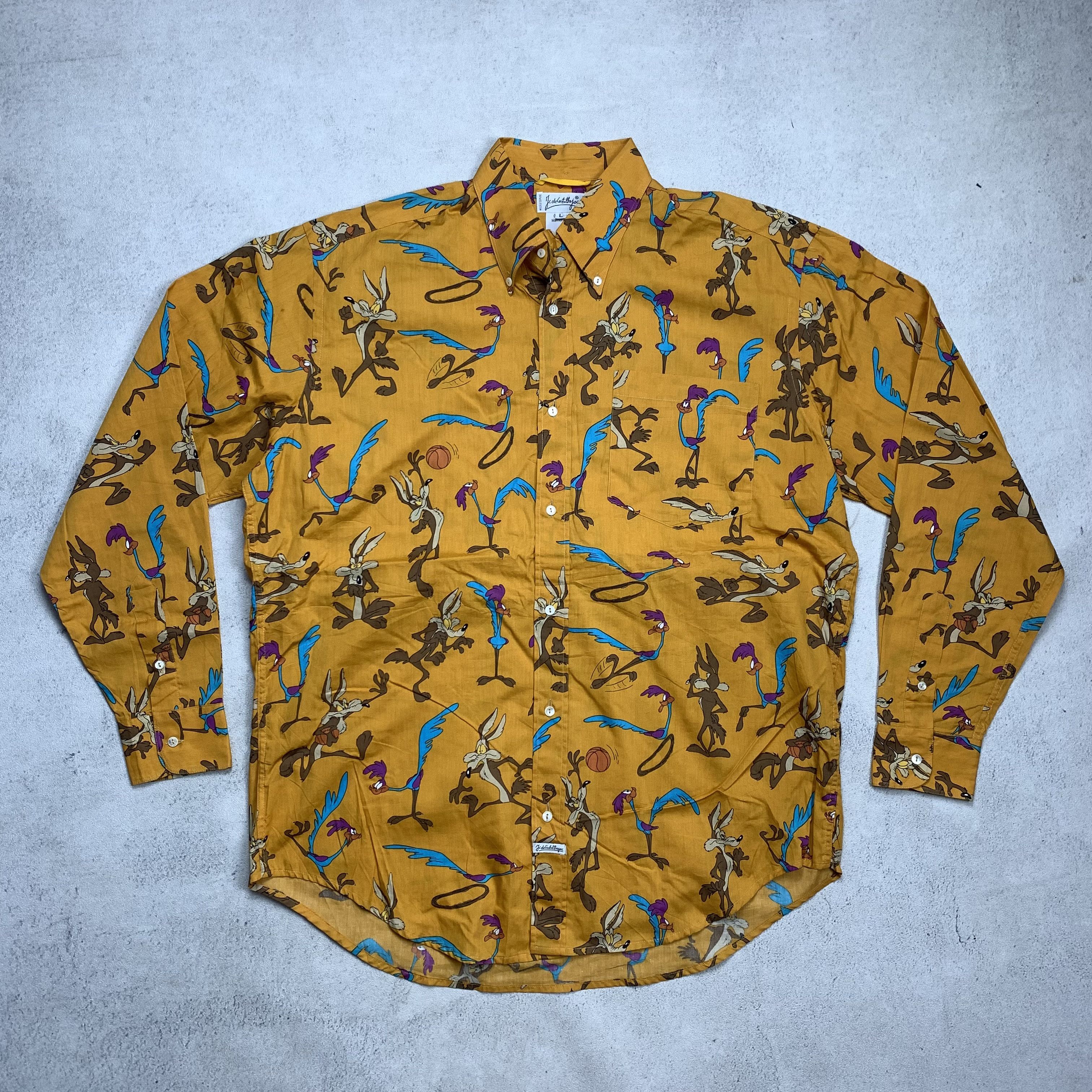 Jean Charles De Castelbajac Jean Charles De Castelbajac Road Runner Wile Coyote Shirt Size US L / EU 52-54 / 3 - 1 Thumbnail
