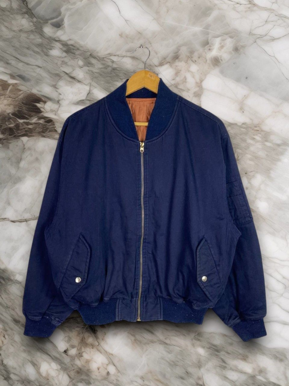 Japanese Brand japanese brand cotton bomber jacket nice design Size US XL / EU 56 / 4 - 1 Thumbnail