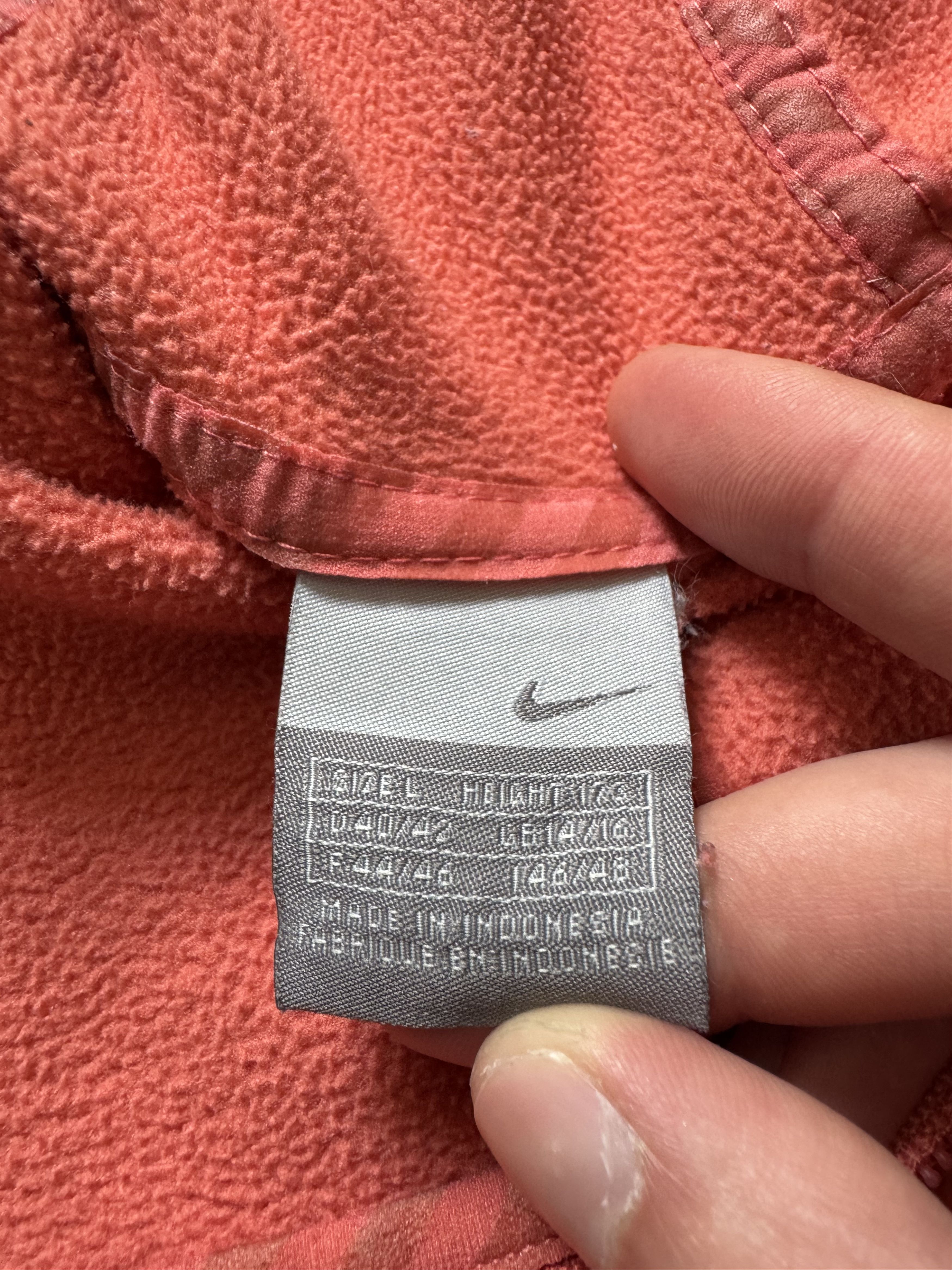 Nike Vintage Y2K Nike Ninja Fleece Zip Hoodie Jacket rare Size L / US 10 / IT 46 - 8 Thumbnail